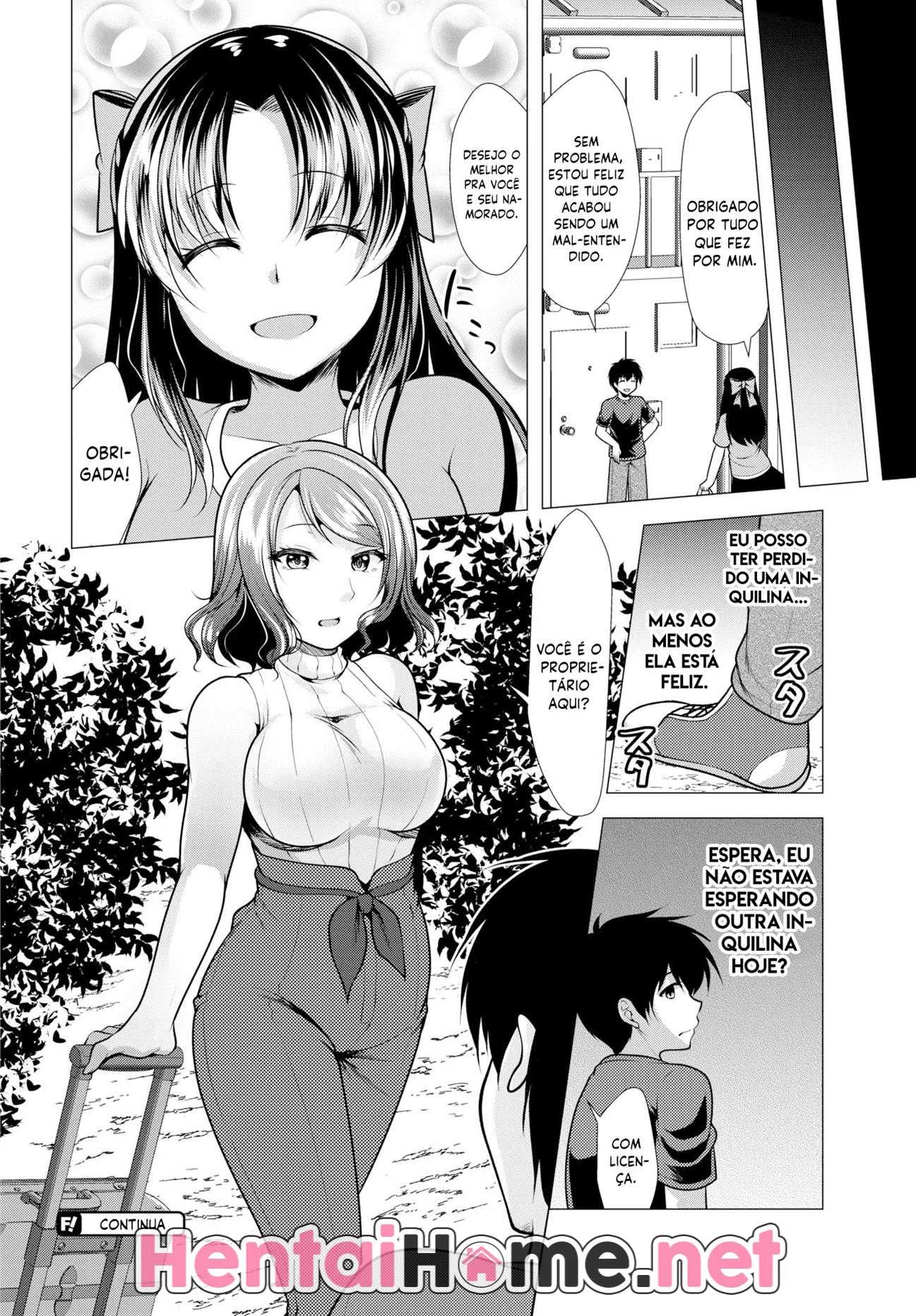 Herdeiro Tarado: Yuuma e a Buceta da Inquilina Safada em Hentai HQ Brasileiro