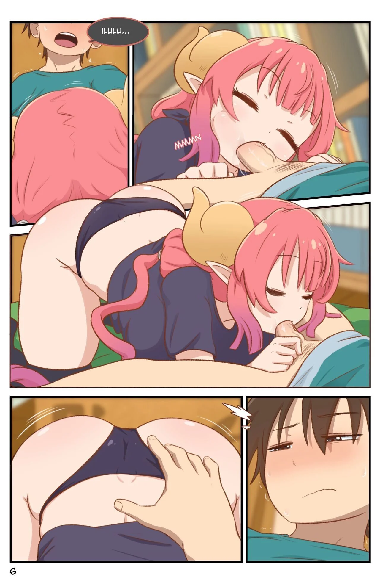 Ilulu leva a piroca de Taketo Aida - Hentai de Piranha em HQ Brasileiro