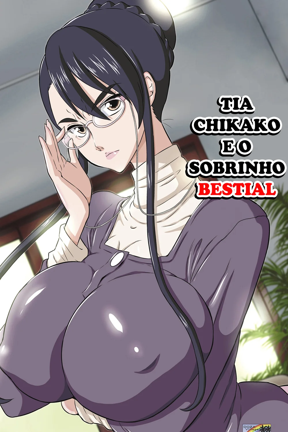 Incesto Bestial: Tia Chikako Dominada Pelo Sobrinho Tarado" em Hentai HQ