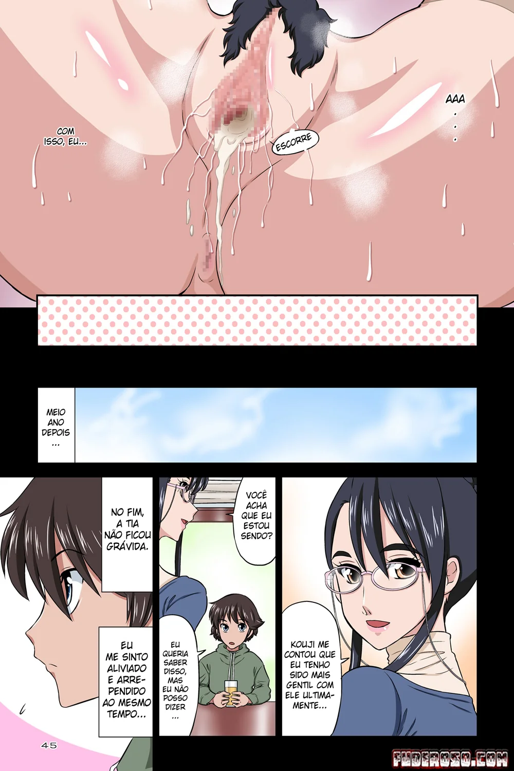 Incesto Bestial: Tia Chikako Dominada Pelo Sobrinho Tarado" em Hentai HQ