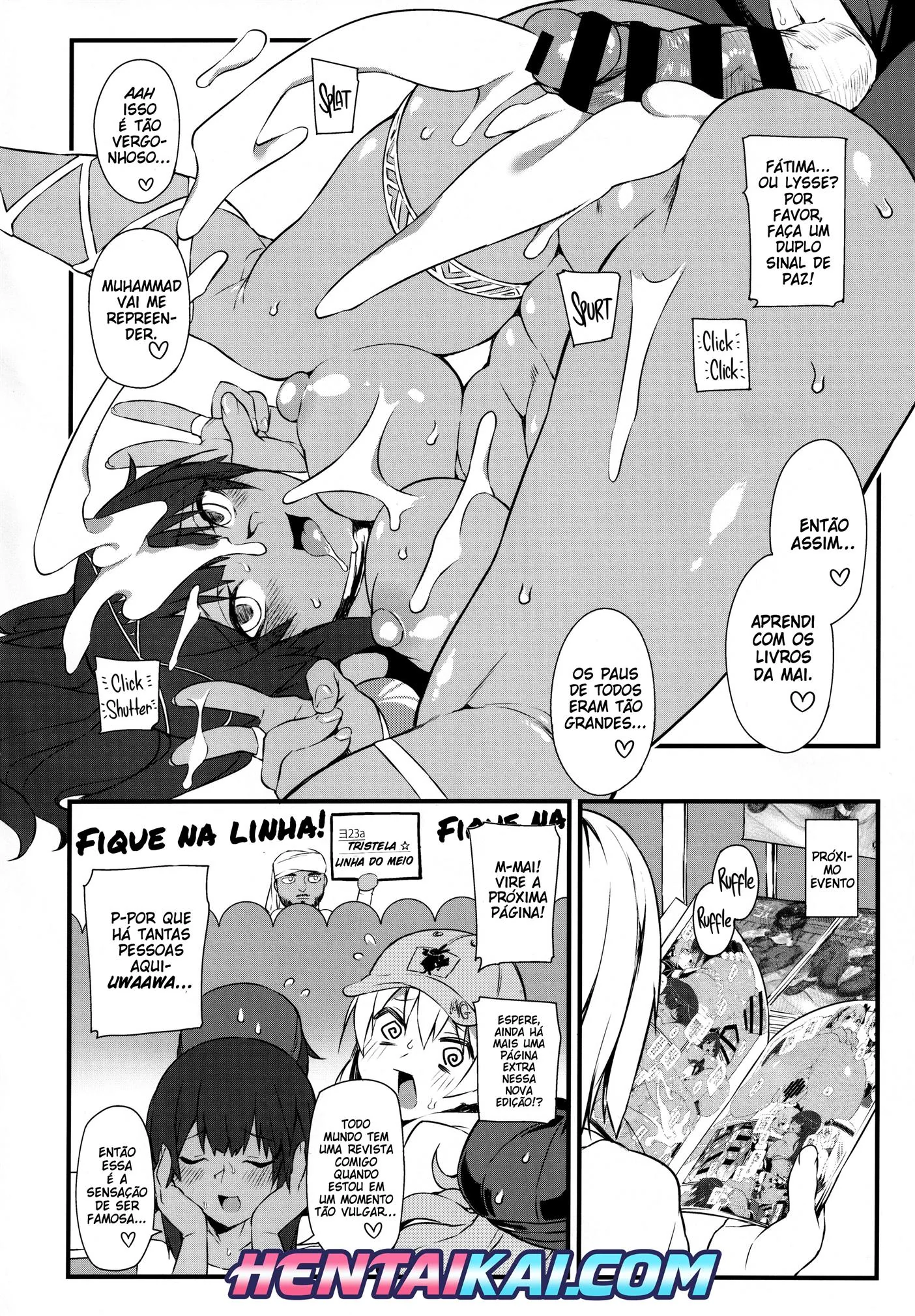 Incesto e Putaria: Irmãs Safadas em Hentai HQ Brasileiro