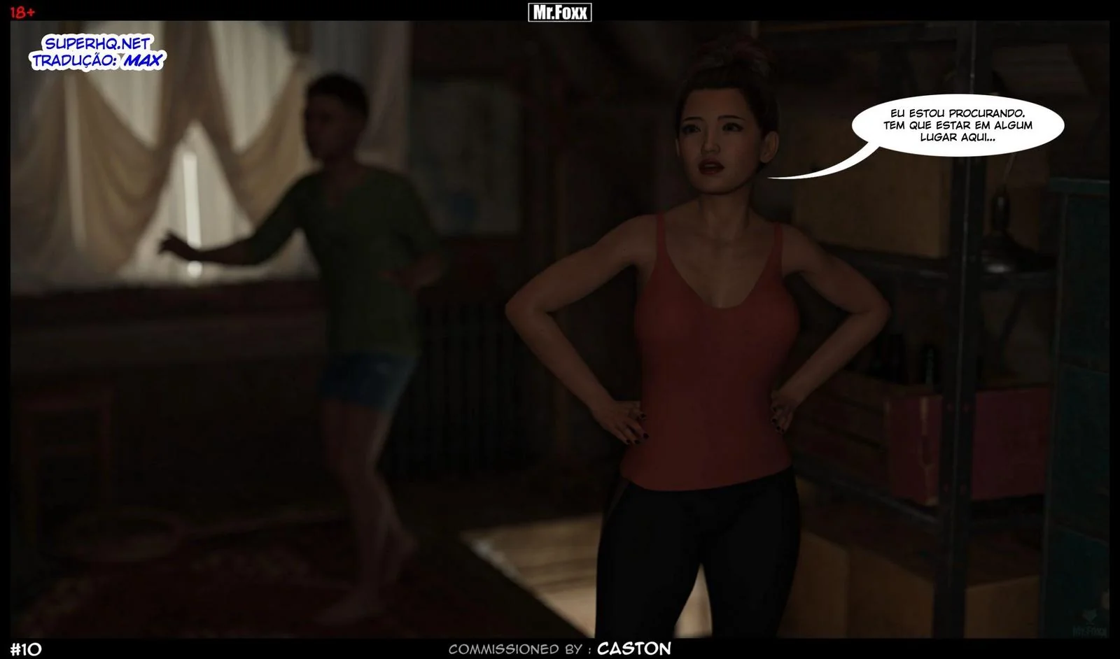 Irmãos safados se divertem sozinhos em casa - Hentai 3D em HQ Brasileiro