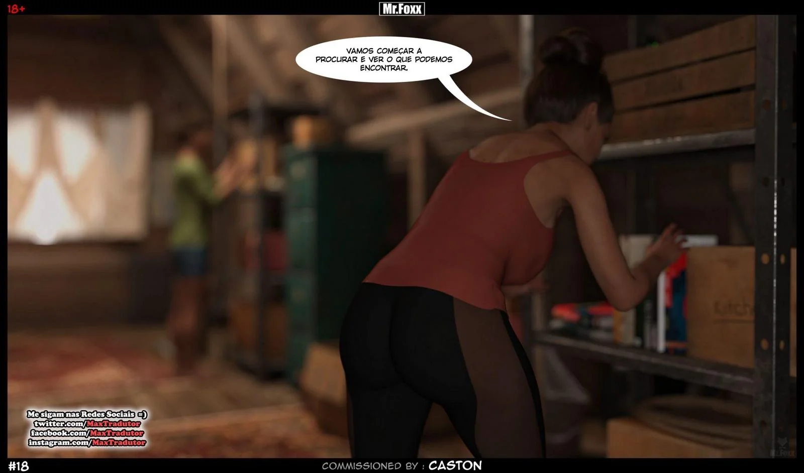 Irmãos safados se divertem sozinhos em casa - Hentai 3D em HQ Brasileiro