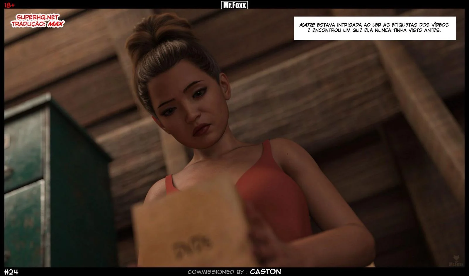 Irmãos safados se divertem sozinhos em casa - Hentai 3D em HQ Brasileiro