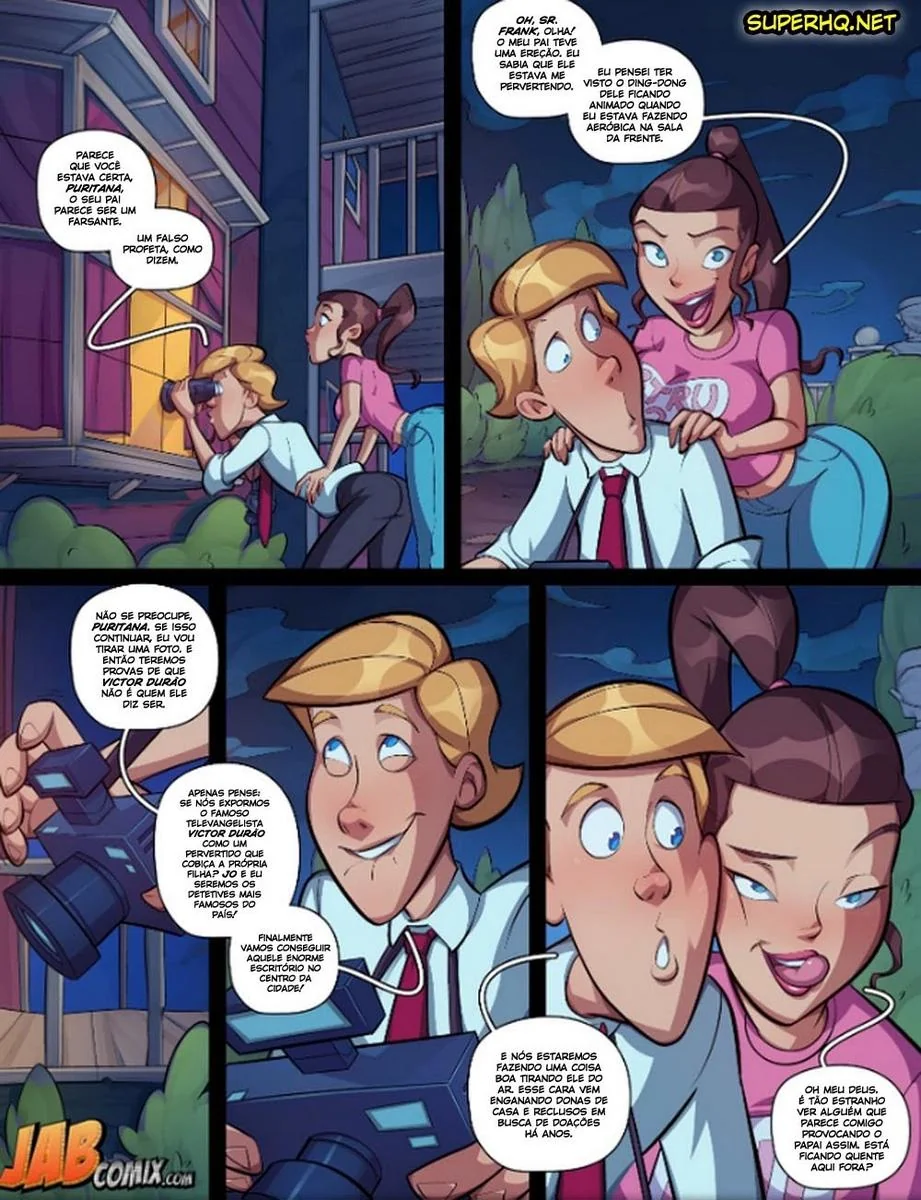 Irmãos Tesão em Busca do Televangelista Safado - Aventura na HQ Brasileira do Pecado