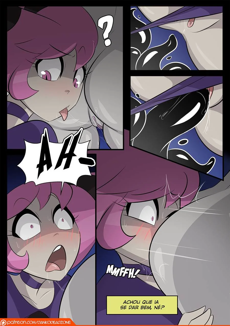 Jovens Piranhas Hentai: Ravena x Jinx - Boquete e Bucetinha em HQ Brasileiro