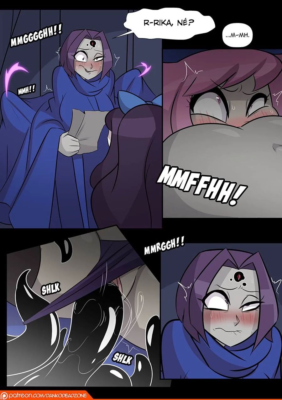 Jovens Piranhas Hentai: Ravena x Jinx - Boquete e Bucetinha em HQ Brasileiro