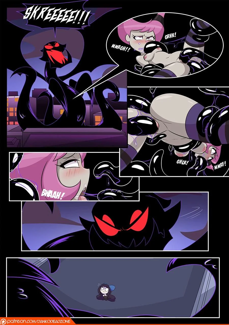 Jovens Piranhas Hentai: Ravena x Jinx - Boquete e Bucetinha em HQ Brasileiro