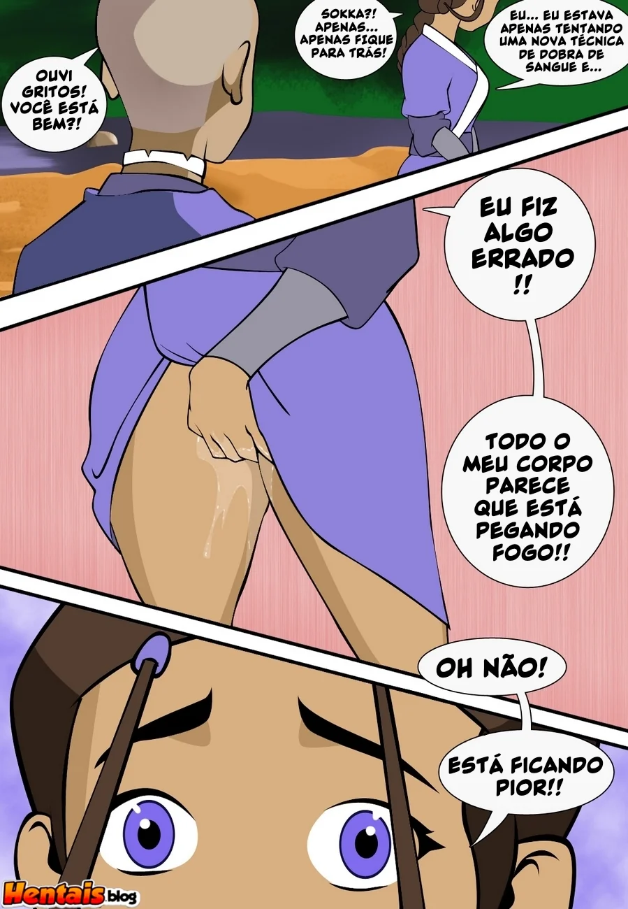 Katara e Sokka: A Dobra de Leite Proibida - Hentai HQ