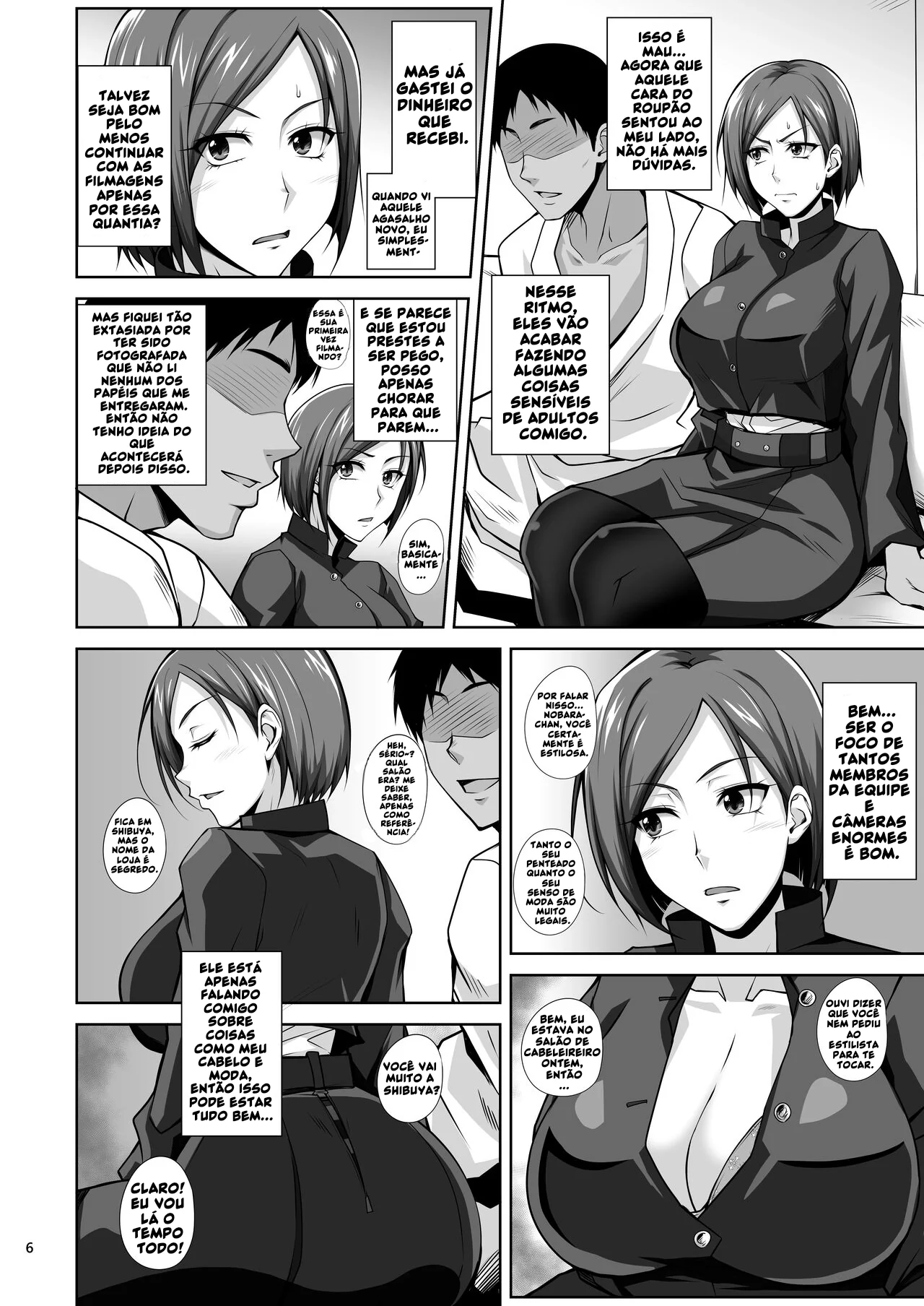 Kikuya Gonomi Vol.1 - Deliciosas piranhas Nobara, Rangiku e Rangiku em putaria! Em Hentai HQ Brasileiro