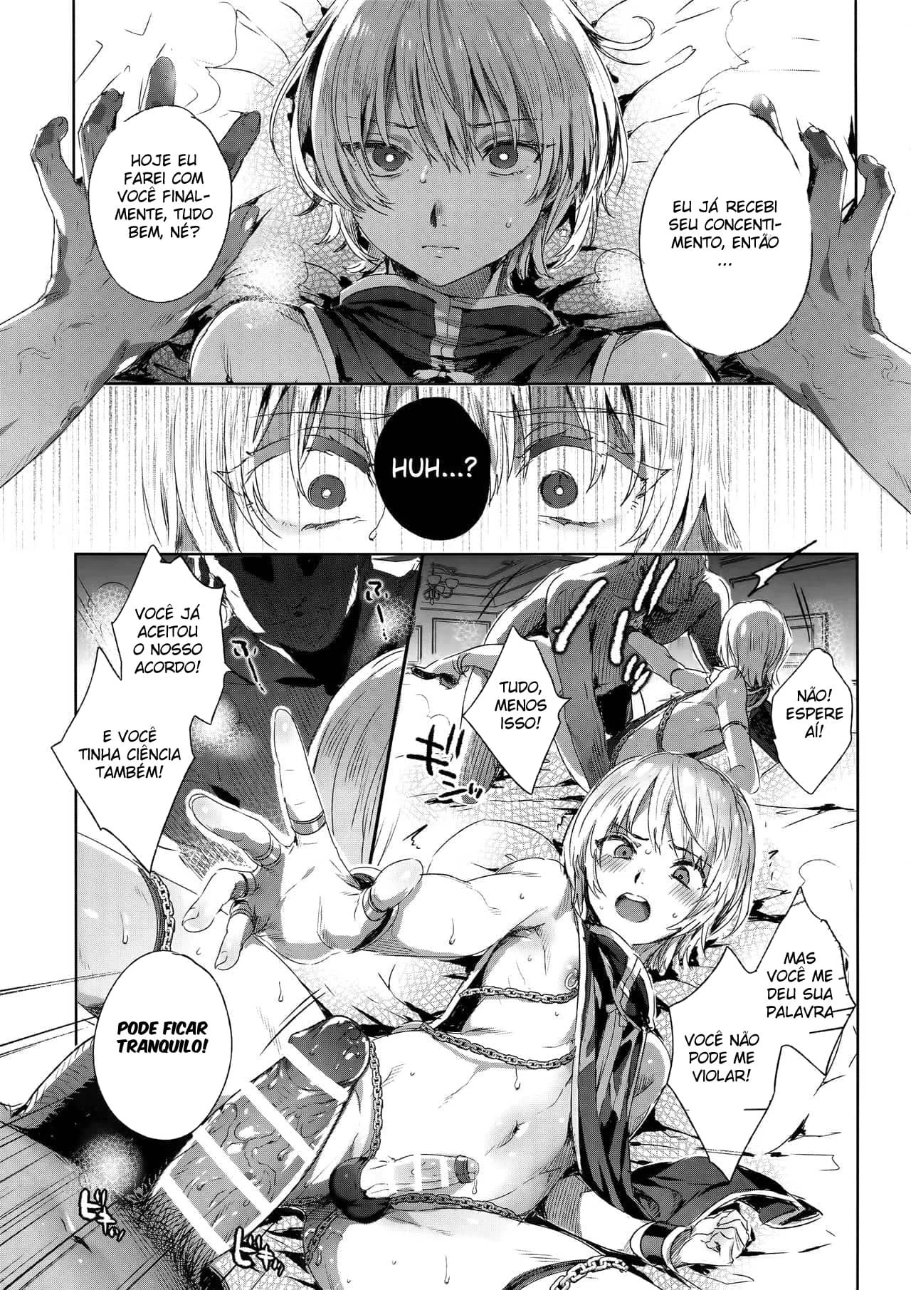 Kurapika: Pacto Obsceno com Poder e Perversão em HQ Hentai Brasileiro