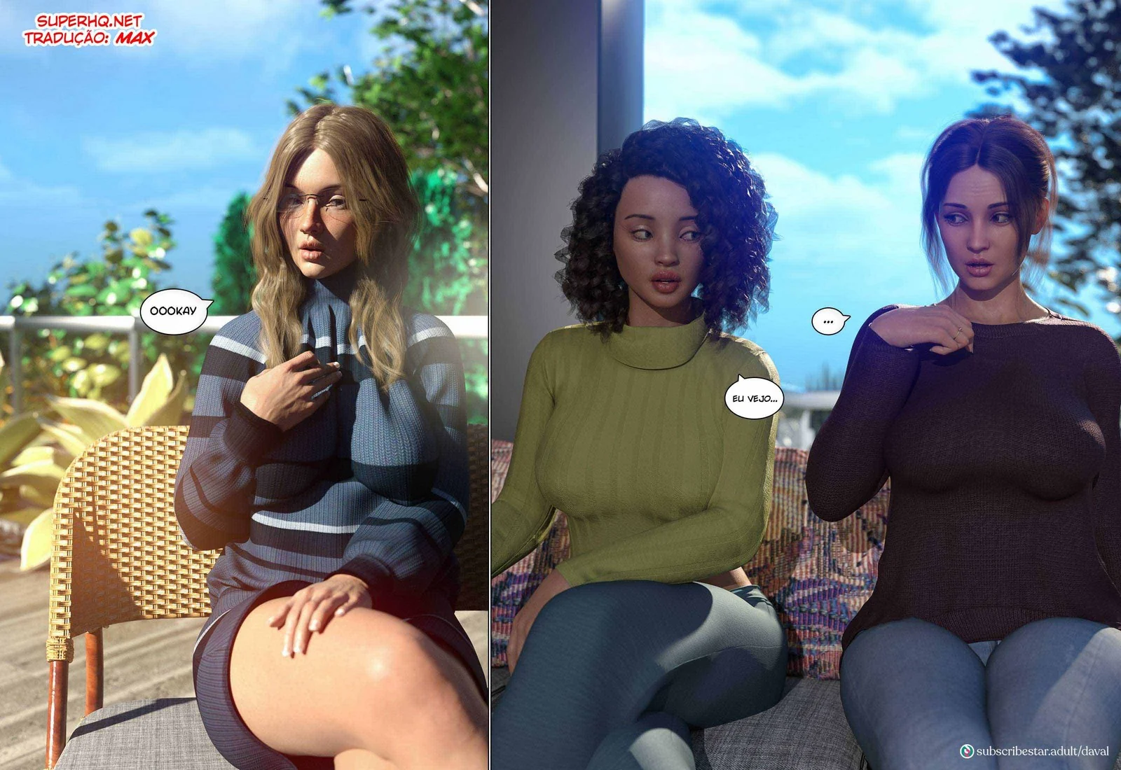 Lana Piranha se Excita Conversando sobre Hentai 3D em Hentai HQ Brasileiro