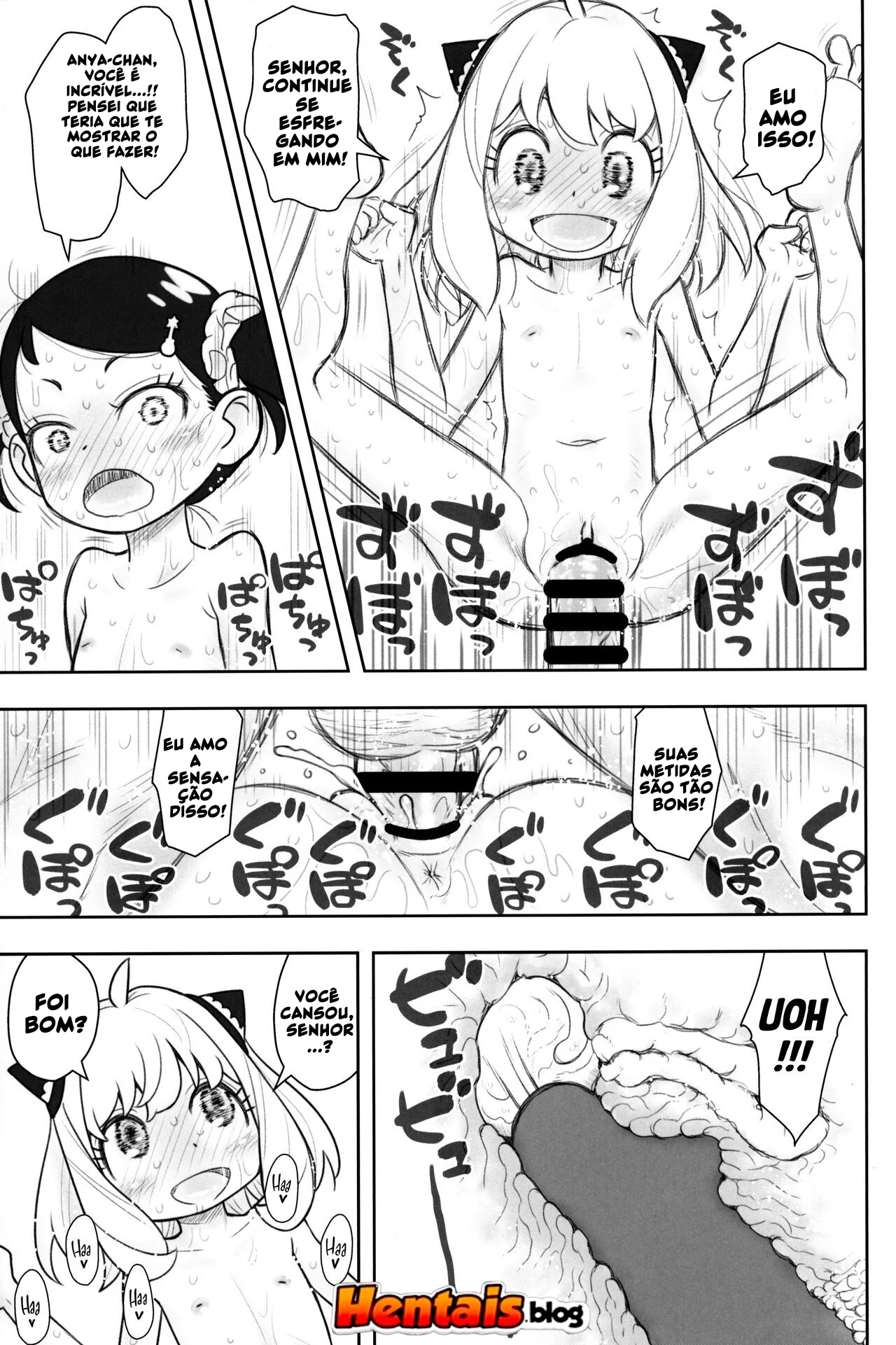 Loli Piranha Sedenta por Piroca Grande em HQ Brasileiro