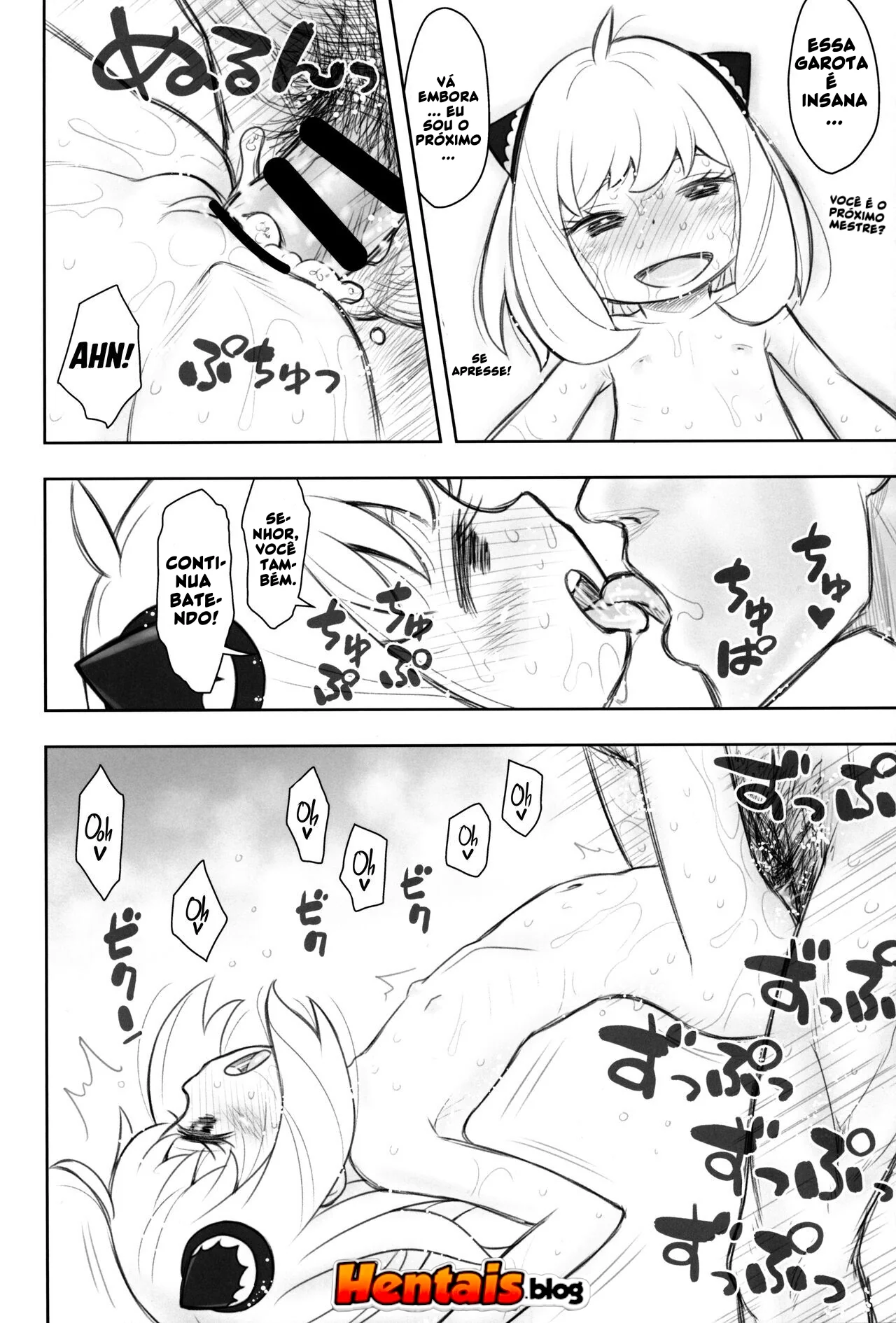 Loli Piranha Sedenta por Piroca Grande em HQ Brasileiro