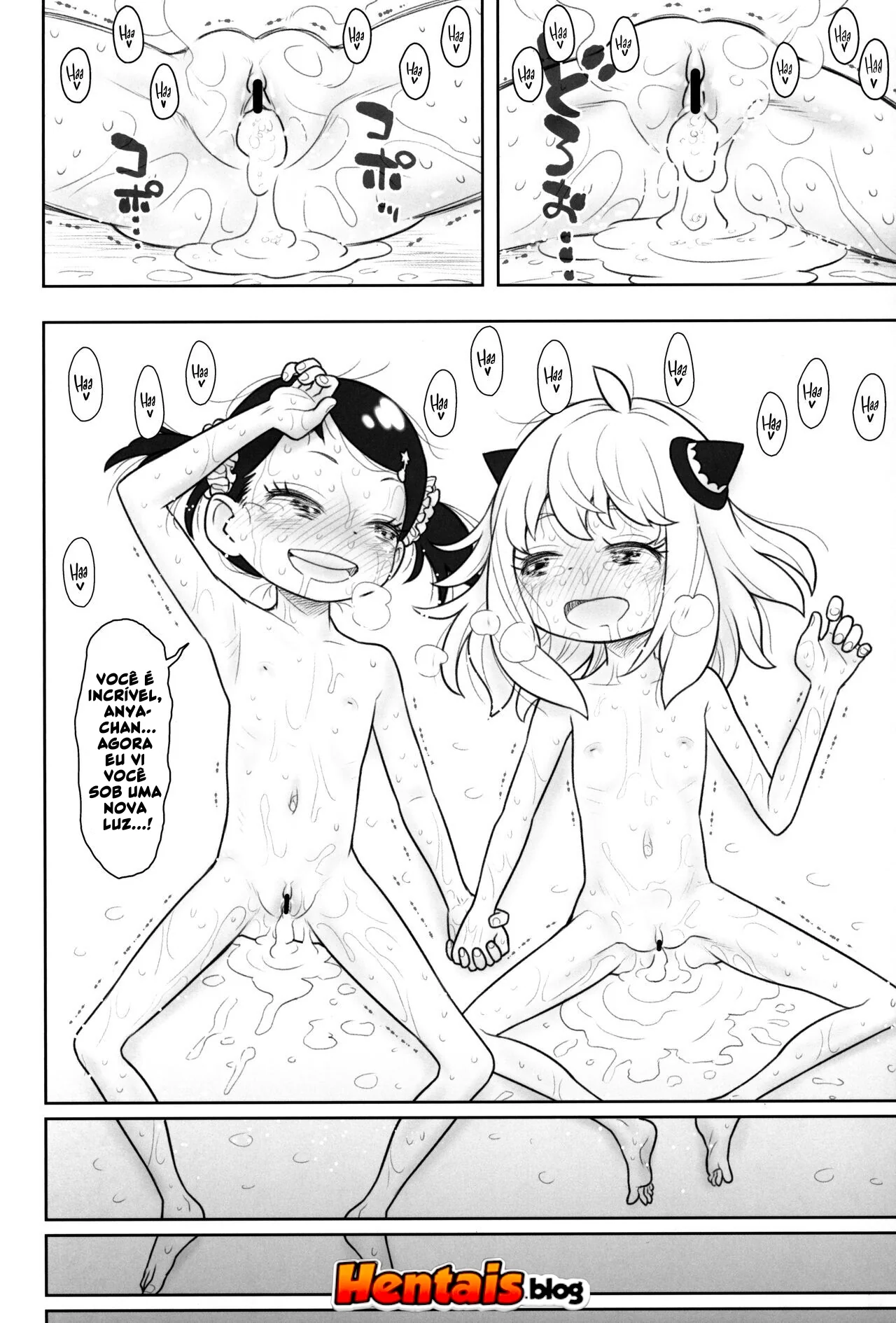 Loli Piranha Sedenta por Piroca Grande em HQ Brasileiro