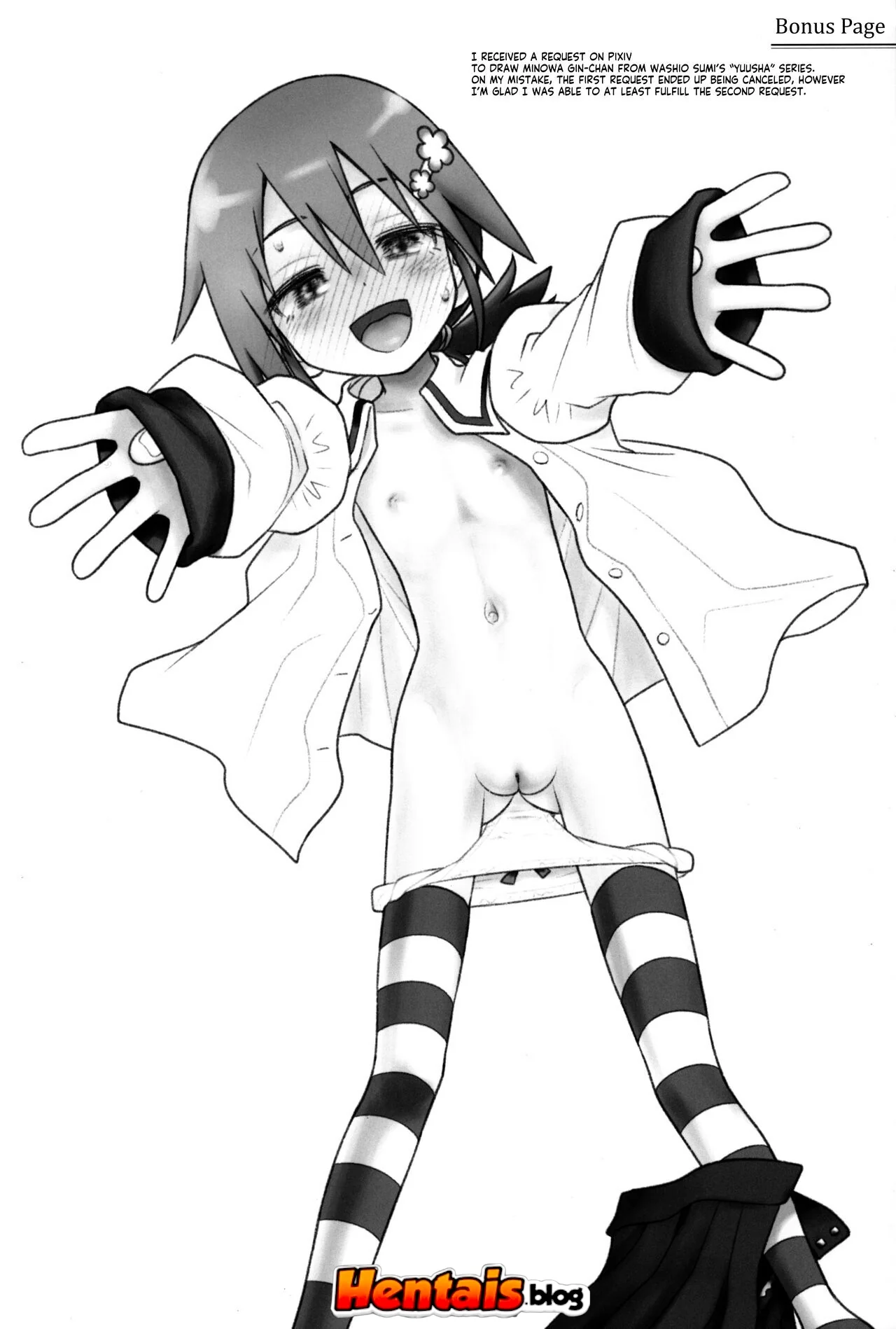 Loli Piranha Sedenta por Piroca Grande em HQ Brasileiro