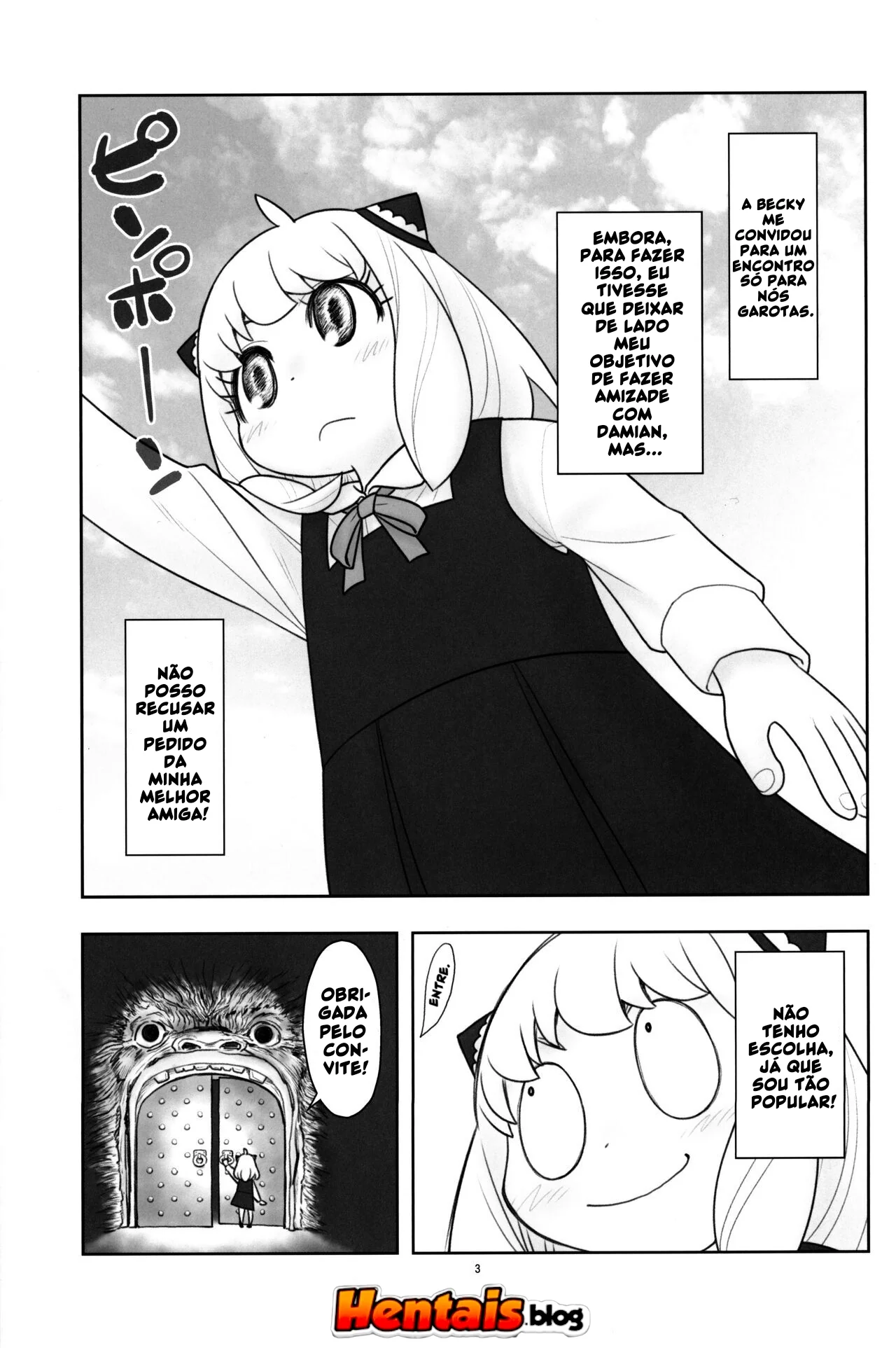 Loli Piranha Sedenta por Piroca Grande em HQ Brasileiro