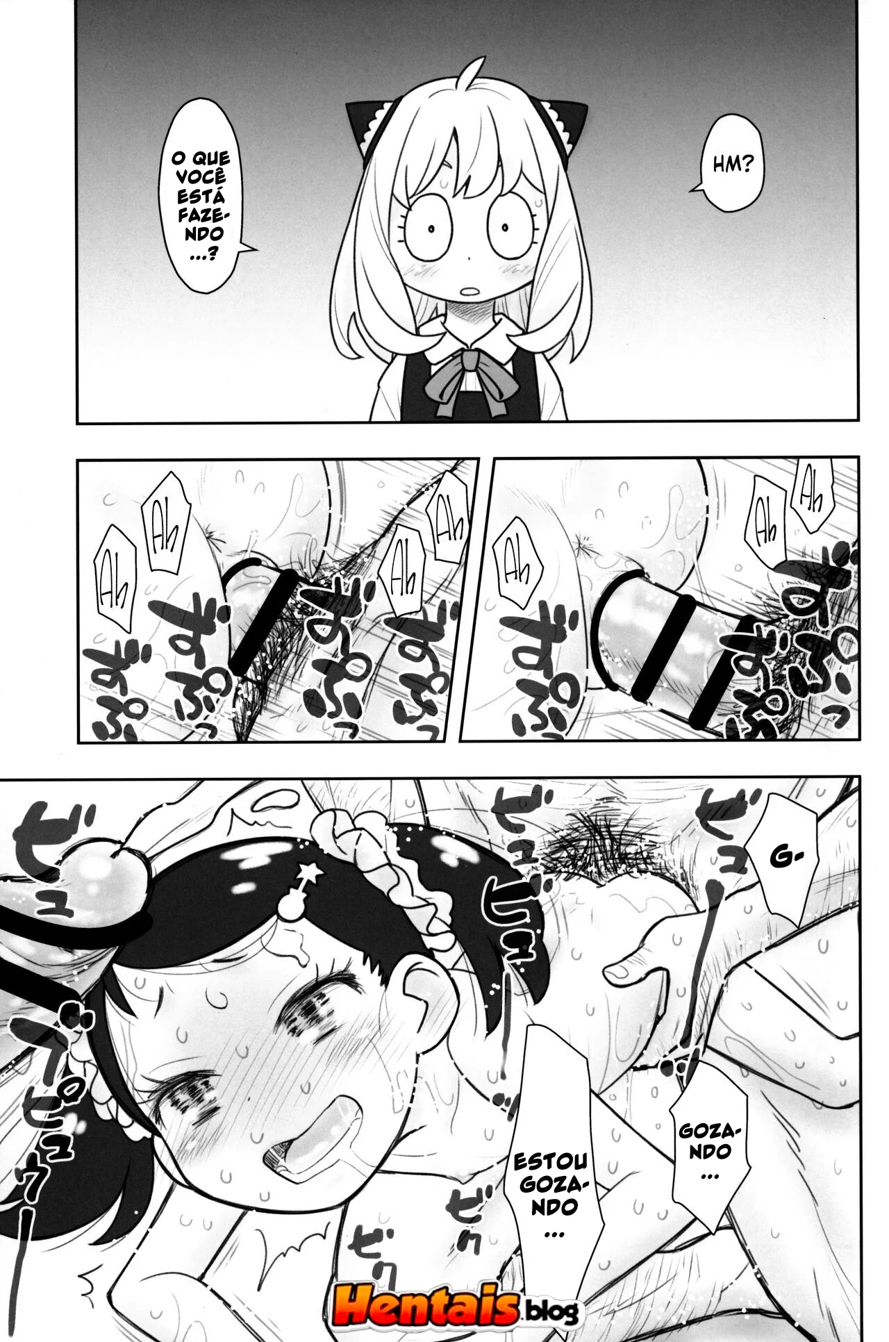 Loli Piranha Sedenta por Piroca Grande em HQ Brasileiro