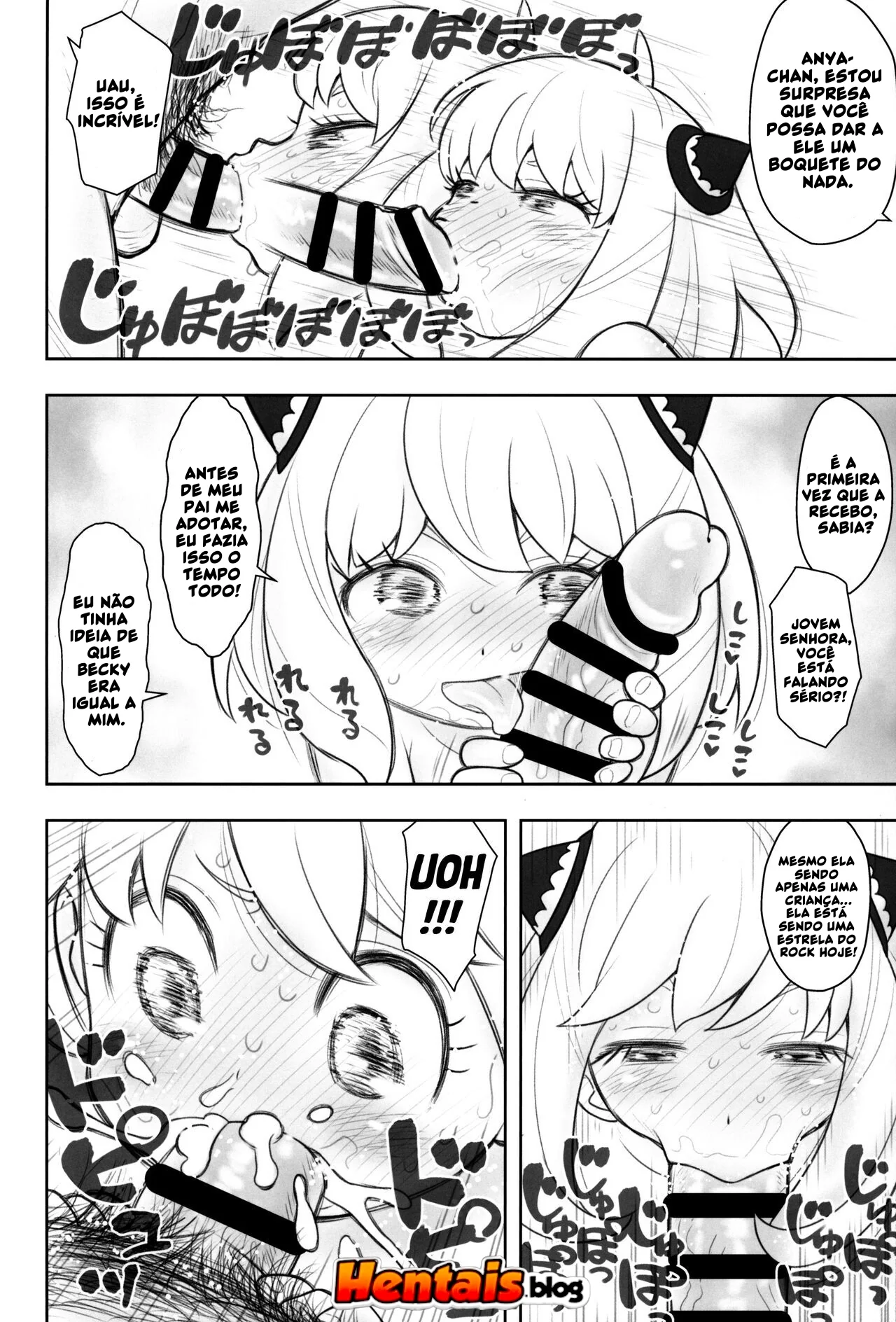 Loli Piranha Sedenta por Piroca Grande em HQ Brasileiro