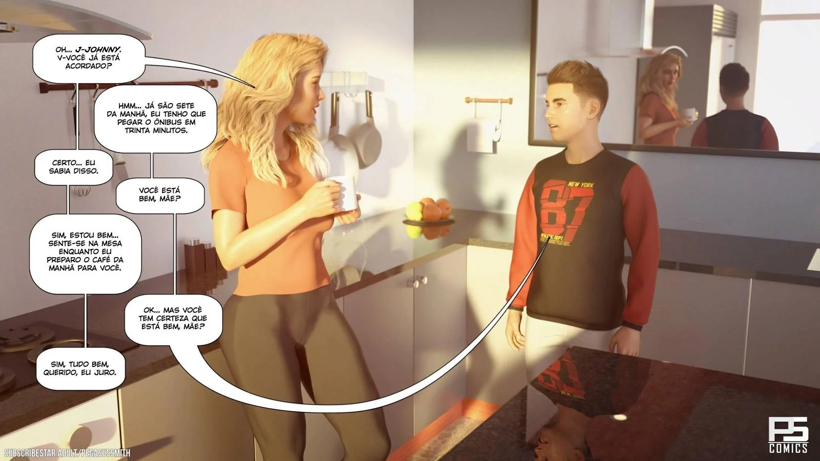 Lost in the Woods: Revelações na Floresta - Johnny e Lauren na Pica e na Buceta em Hentai HQ