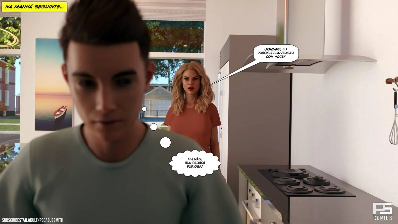 Lost in the Woods: Revelações na Floresta - Johnny e Lauren na Pica e na Buceta em Hentai HQ