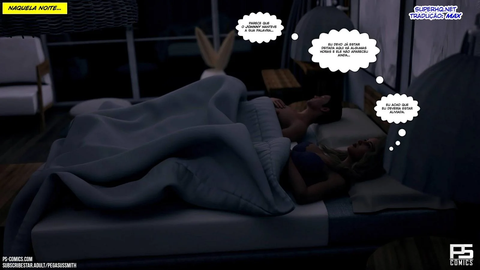 Lost in the Woods: Revelações na Floresta - Johnny e Lauren na Pica e na Buceta em Hentai HQ