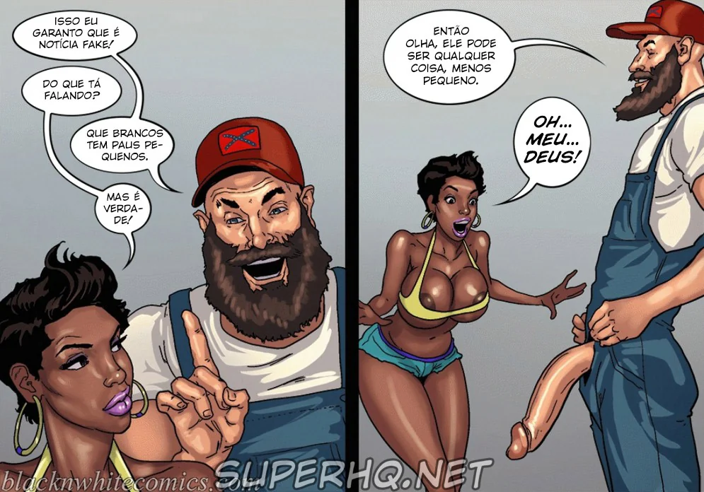 Maduras Sedentas por Pica: A História Hentai Interracial do Encanador Gostoso - Em Hentai HQ