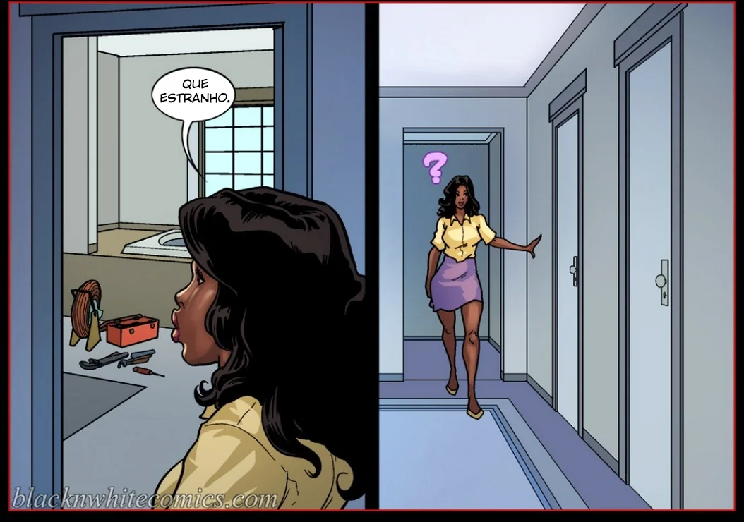 Maduras Sedentas por Pica: A História Hentai Interracial do Encanador Gostoso - Em Hentai HQ