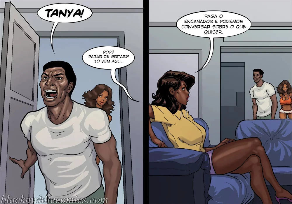 Maduras Sedentas por Pica: A História Hentai Interracial do Encanador Gostoso - Em Hentai HQ