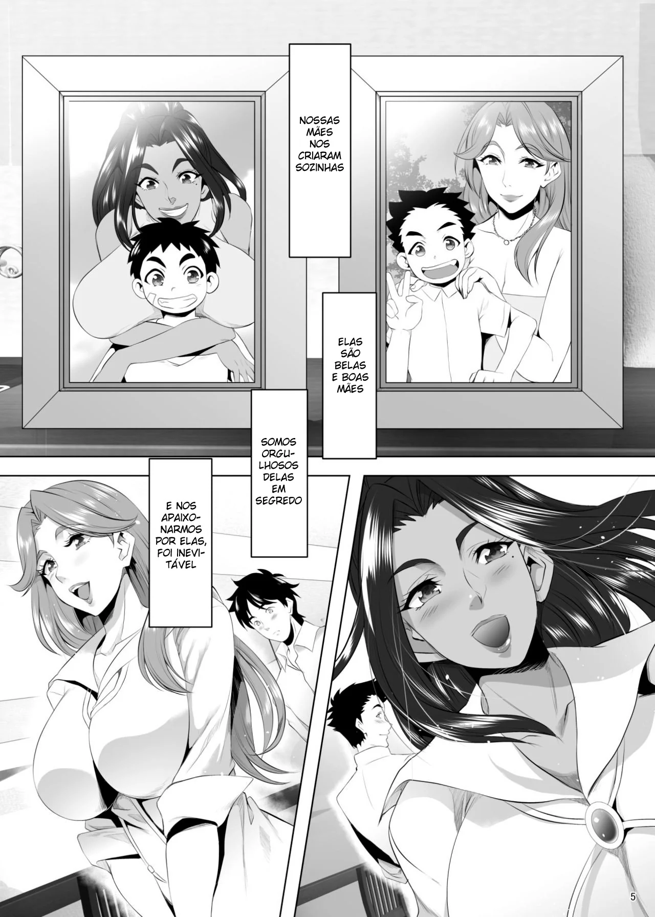 Mãe Gostosa Fodendo os Amigos da Filha Em Hentai HQ Brasileiro