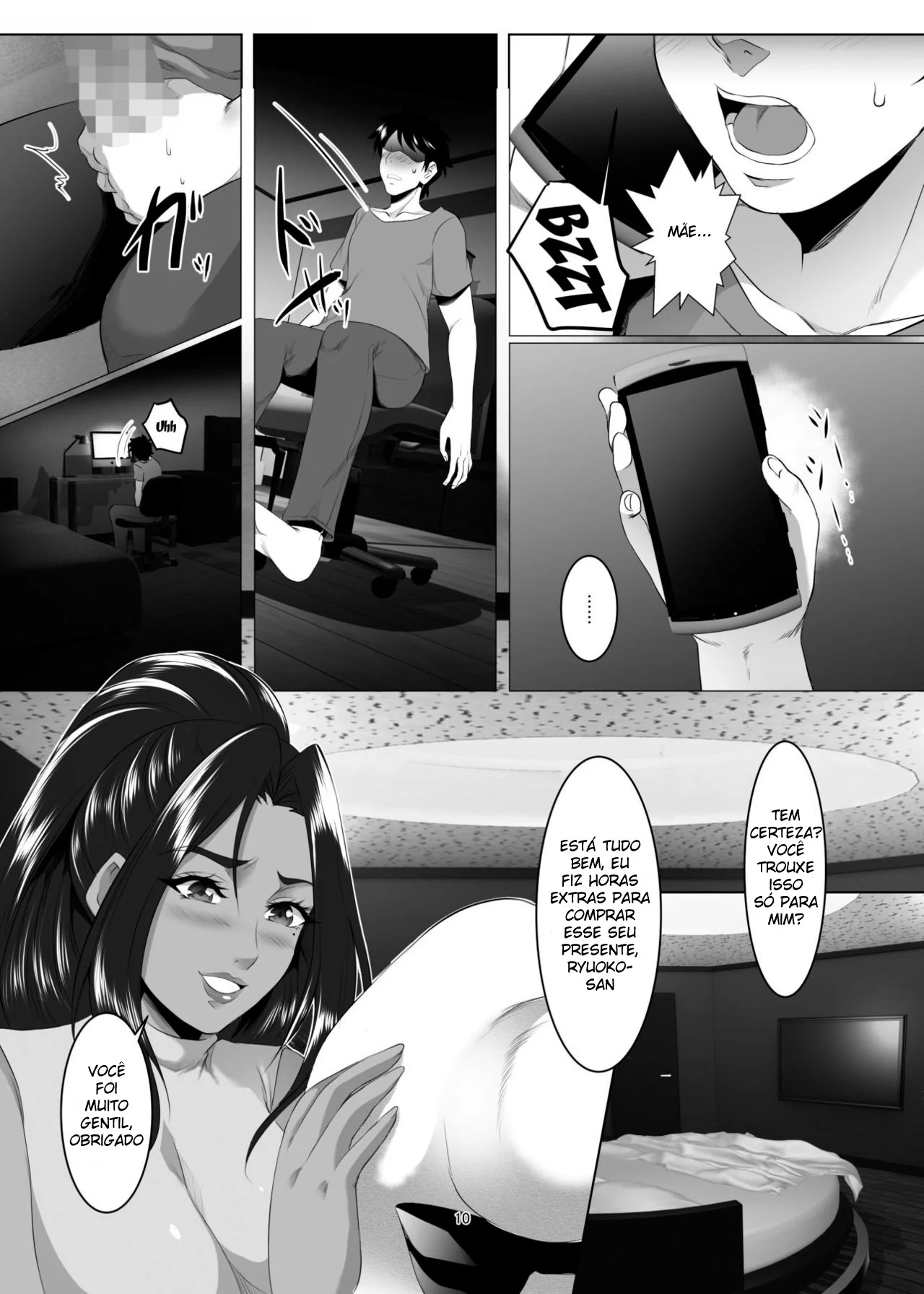 Mãe Gostosa Fodendo os Amigos da Filha Em Hentai HQ Brasileiro