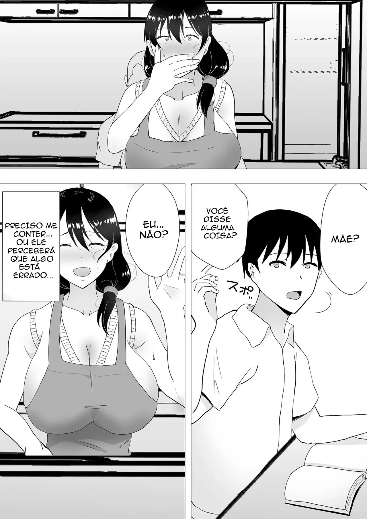 Mãe Piranha Sedenta por Pica - Hentai HQ Brasileiro