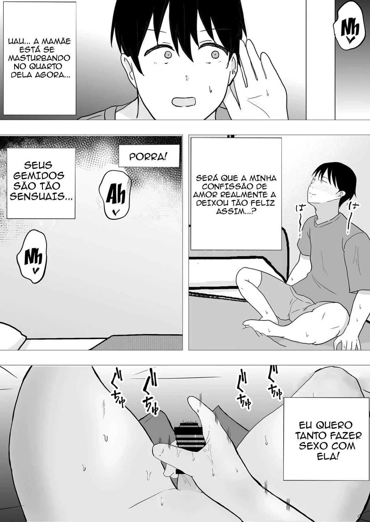 Mãe Piranha Sedenta por Pica - Hentai HQ Brasileiro