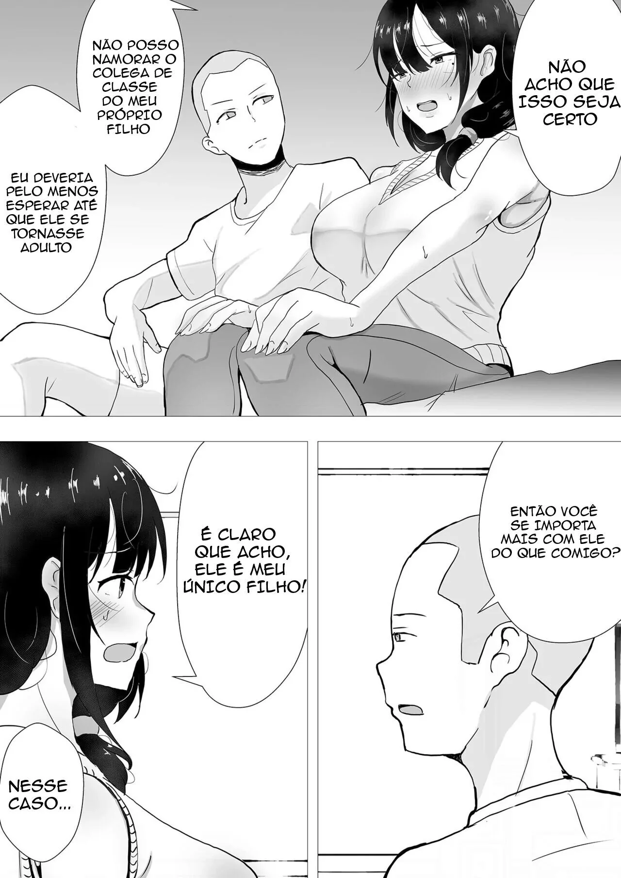 Mãe Piranha Sedenta por Pica - Hentai HQ Brasileiro