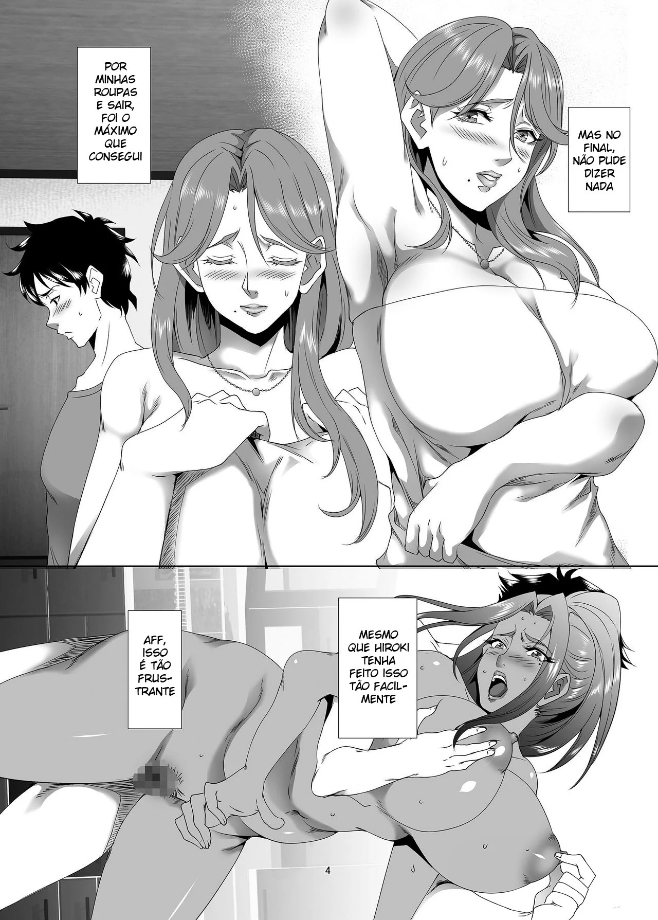 Mães Piranhas e seus Filhos Tarados: Sexo Sem Limites em Hentai HQ Brasileiro