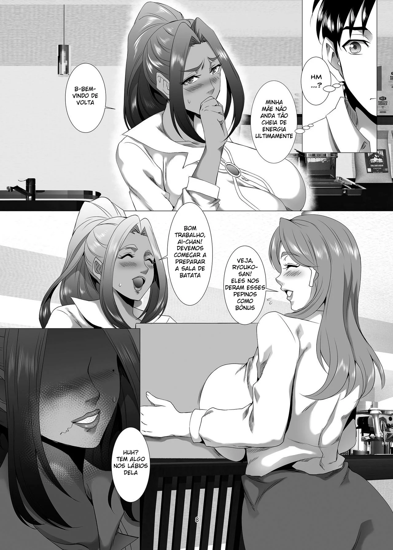 Mães Piranhas e seus Filhos Tarados: Sexo Sem Limites em Hentai HQ Brasileiro