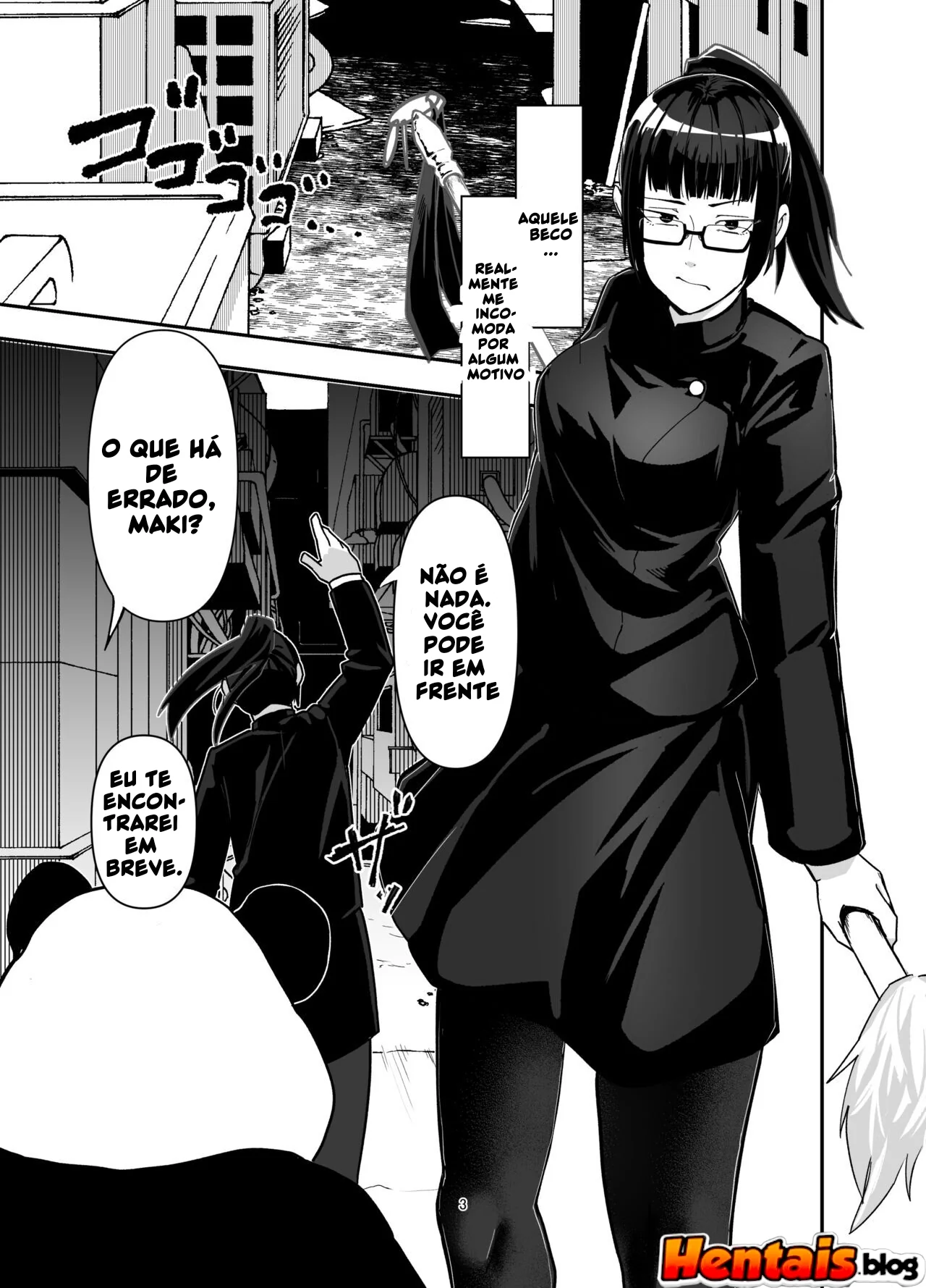 Maki Zenin e os Óculos da Obediência - Hentai HQ Brasileiro