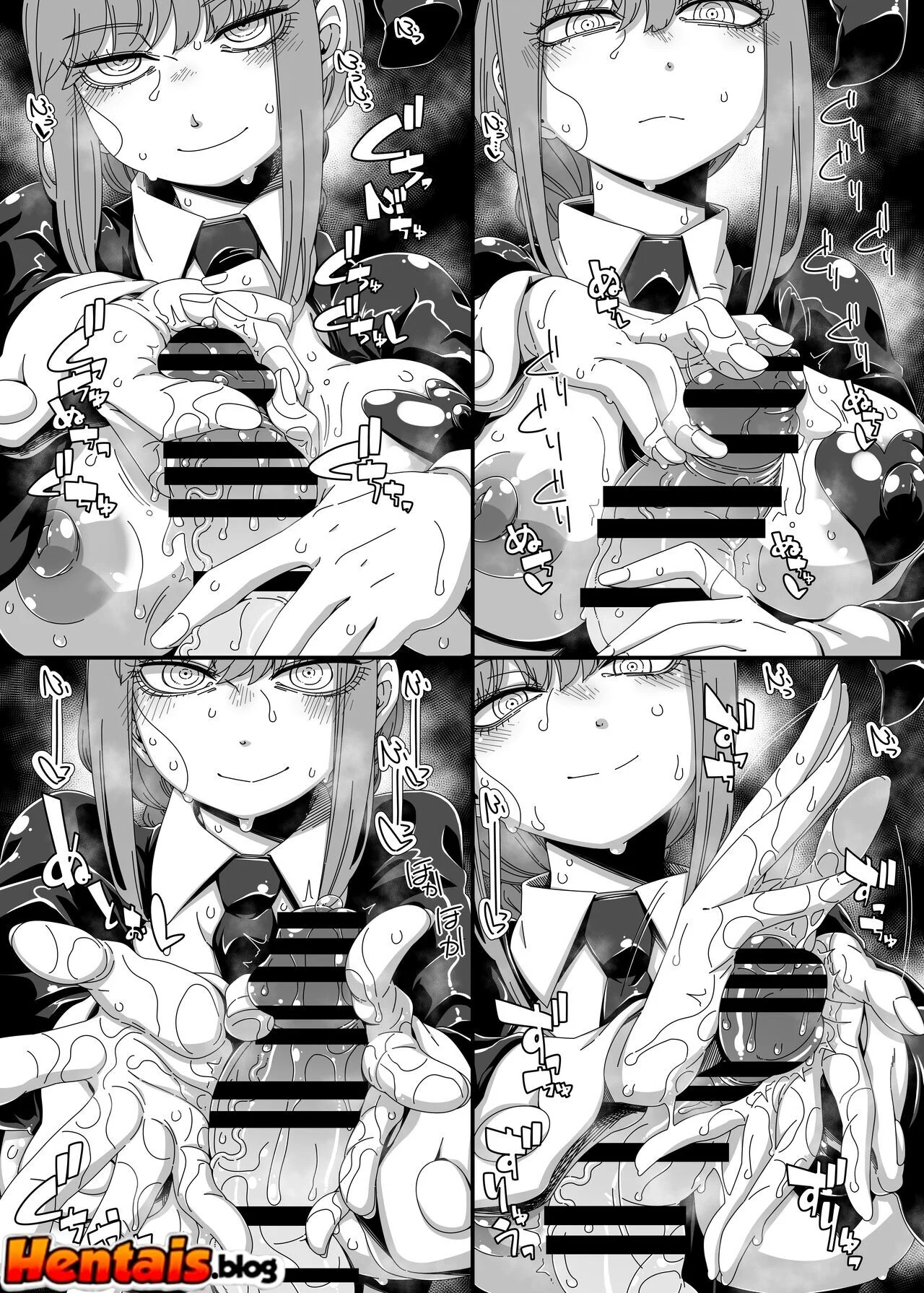 Makima Coelhinha Safada Querendo Rola em Hentai HQ Brasileiro