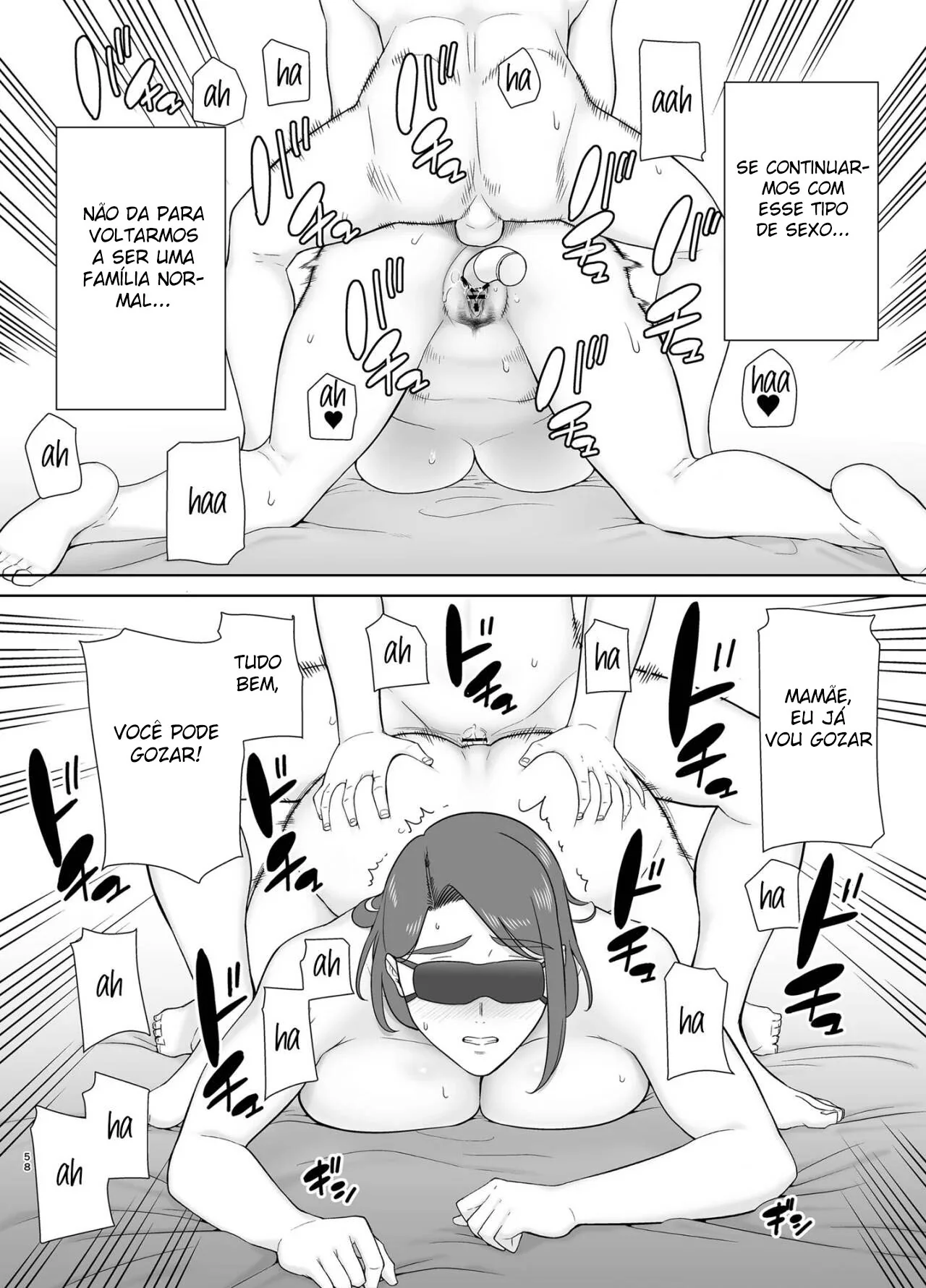 Mamãe Piranha: Explorando a Buceta Proibida do Filho em Sexo Incestuoso em HQ Brasileiro