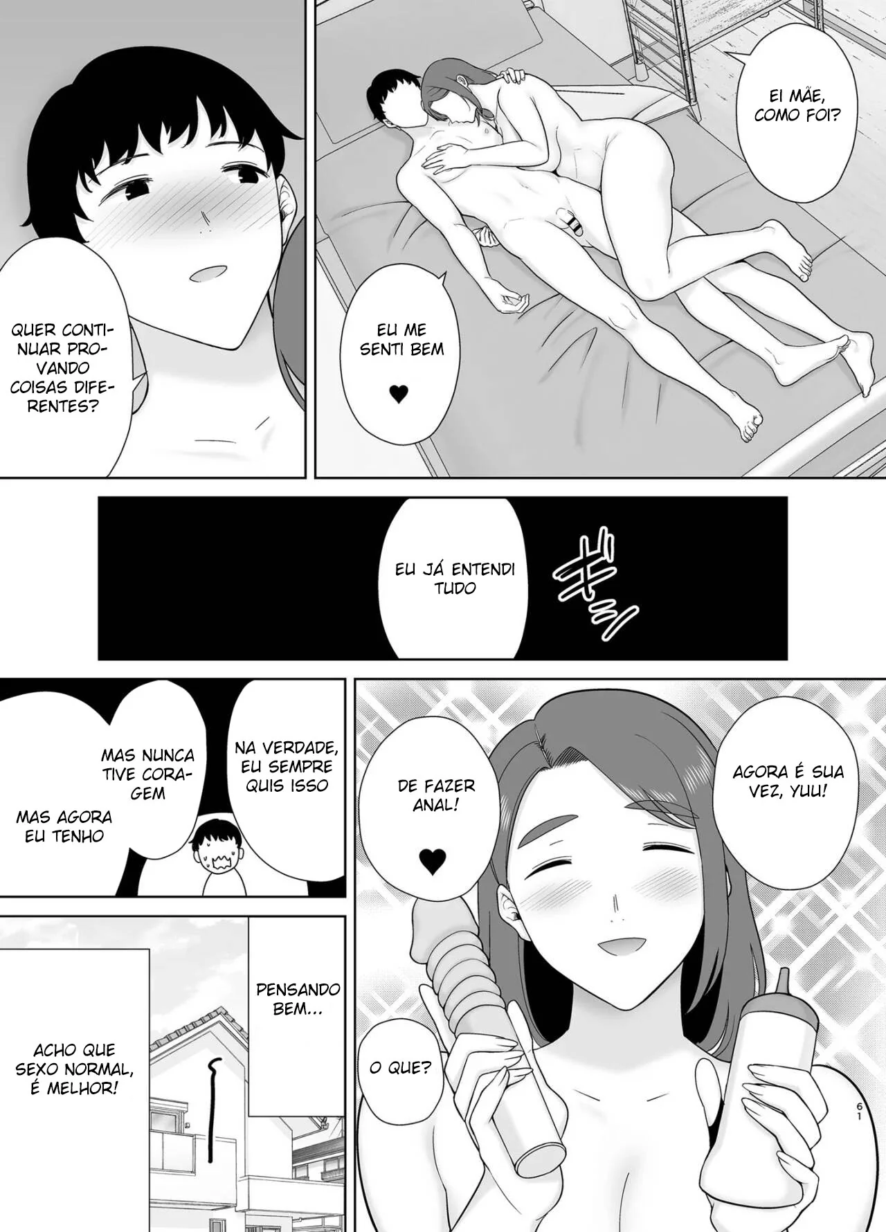 Mamãe Piranha: Explorando a Buceta Proibida do Filho em Sexo Incestuoso em HQ Brasileiro