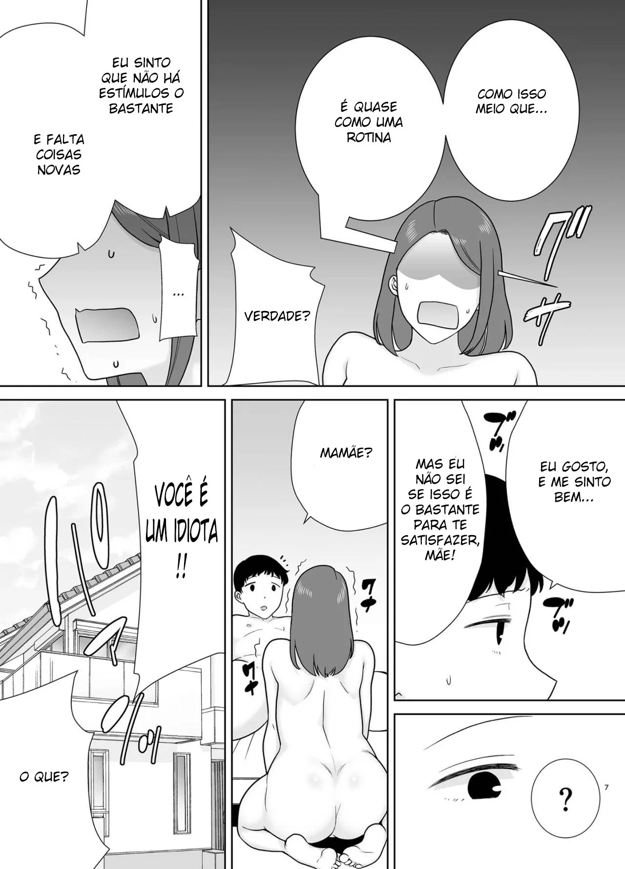 Mamãe Piranha: Explorando a Buceta Proibida do Filho em Sexo Incestuoso em HQ Brasileiro