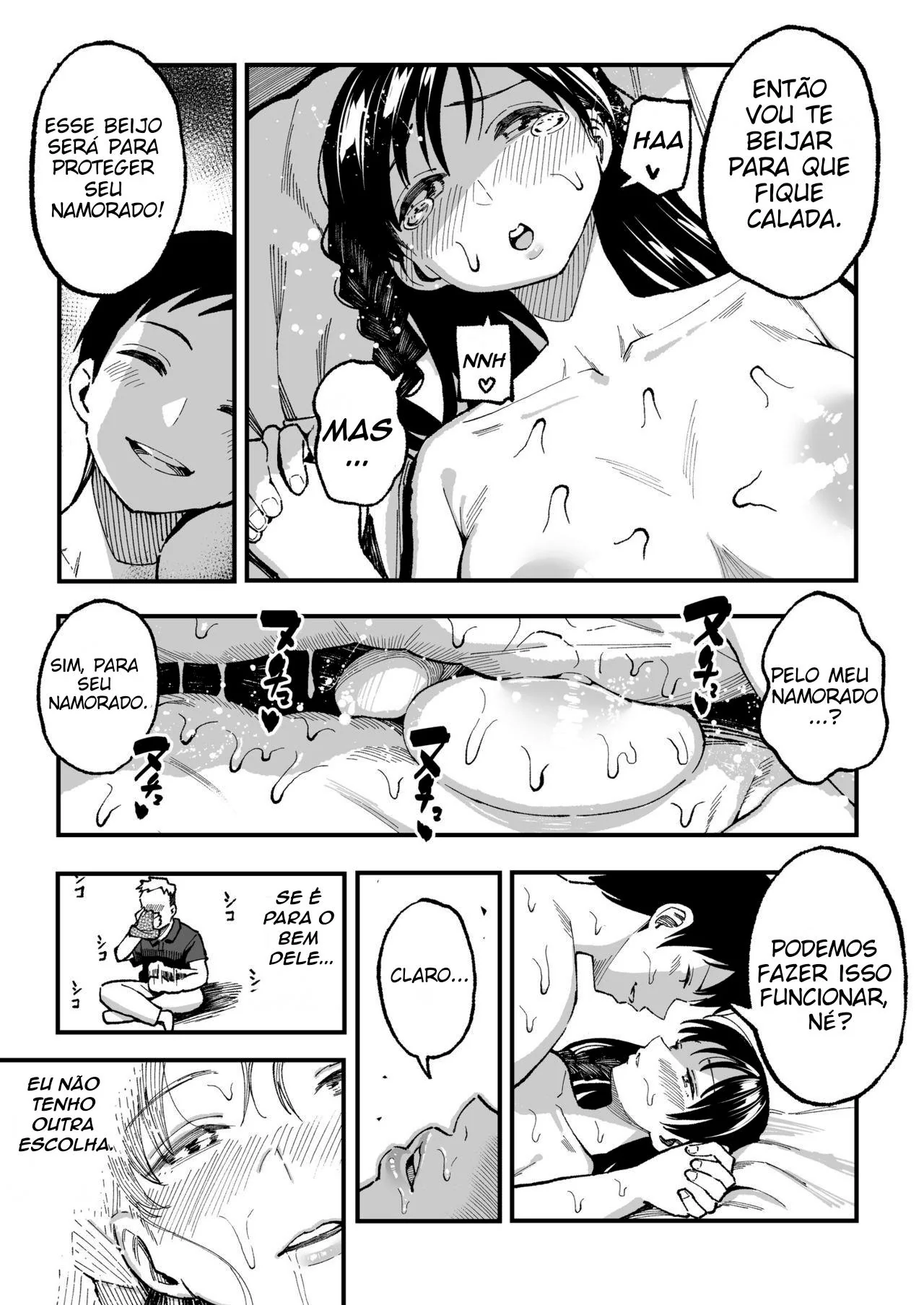 Mamãe Piranha Salva a Pica do Filho com Hentai Incesto na Floreste - HQ Brasileiro