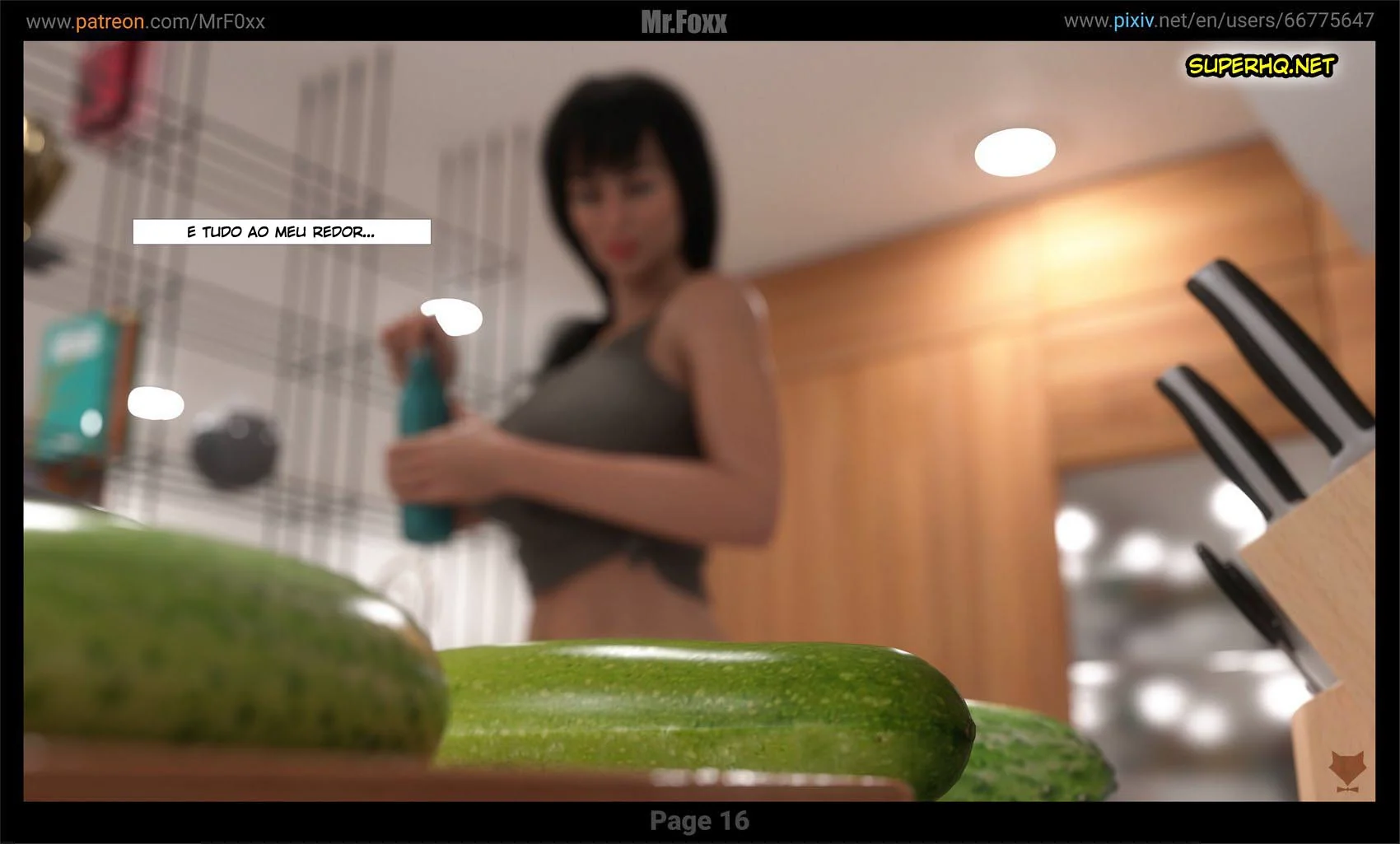 Mamãe Solteira Precisa de Pica Urgentemente em Hentai HQ Brasileiro