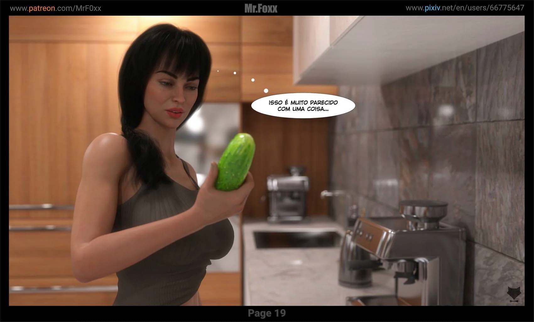 Mamãe Solteira Precisa de Pica Urgentemente em Hentai HQ Brasileiro