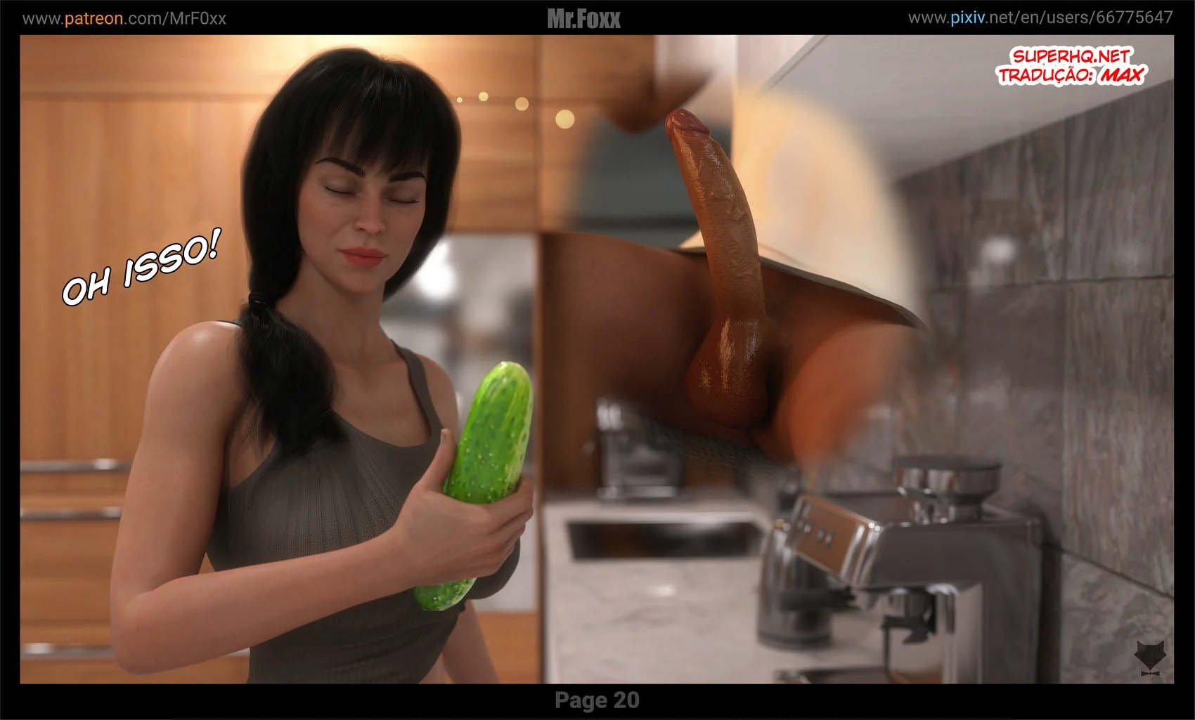 Mamãe Solteira Precisa de Pica Urgentemente em Hentai HQ Brasileiro