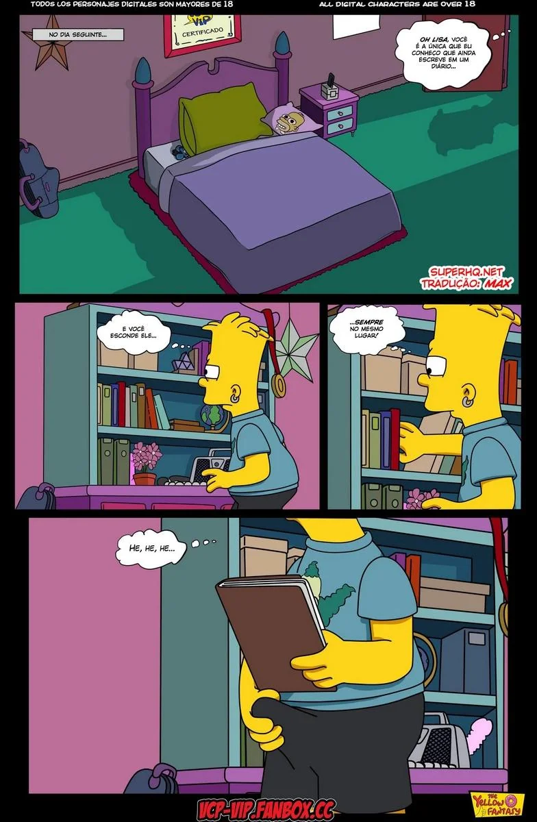 Marge e a Piroca do Homer - Surpresas na Casa dos Simpsons em HQ Brasileiro