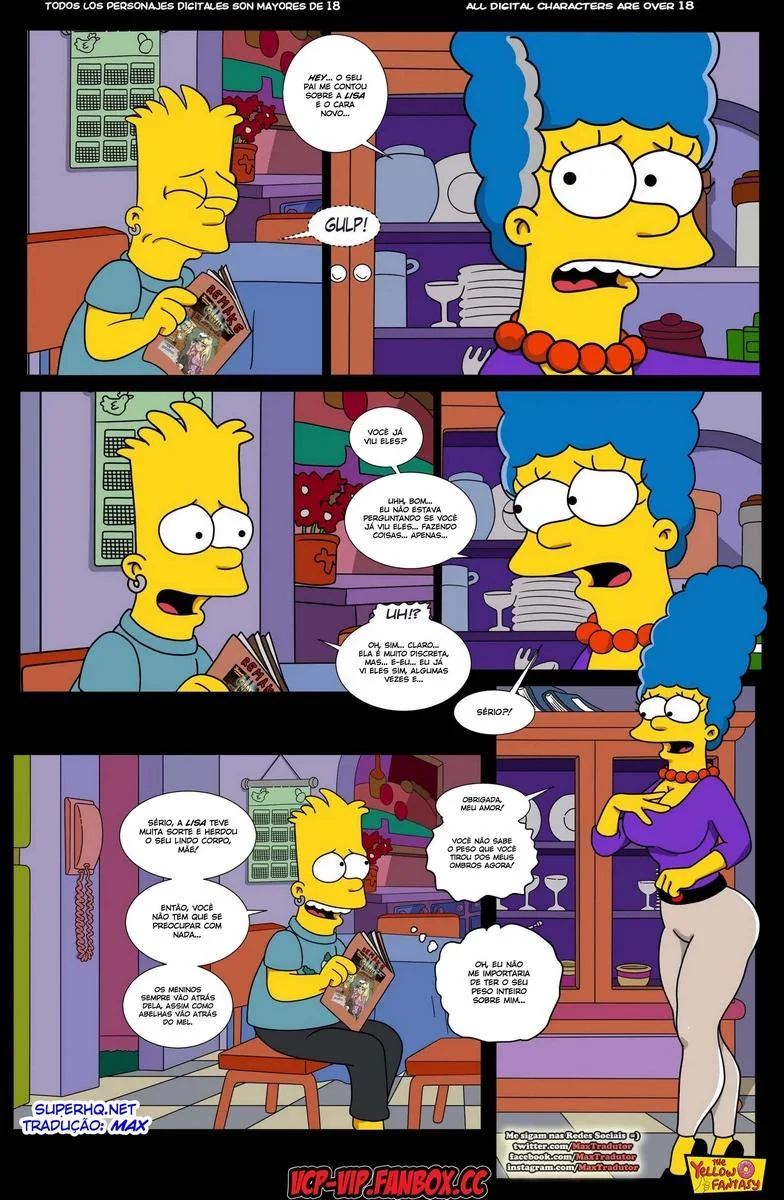 Marge e a Piroca do Homer - Surpresas na Casa dos Simpsons em HQ Brasileiro