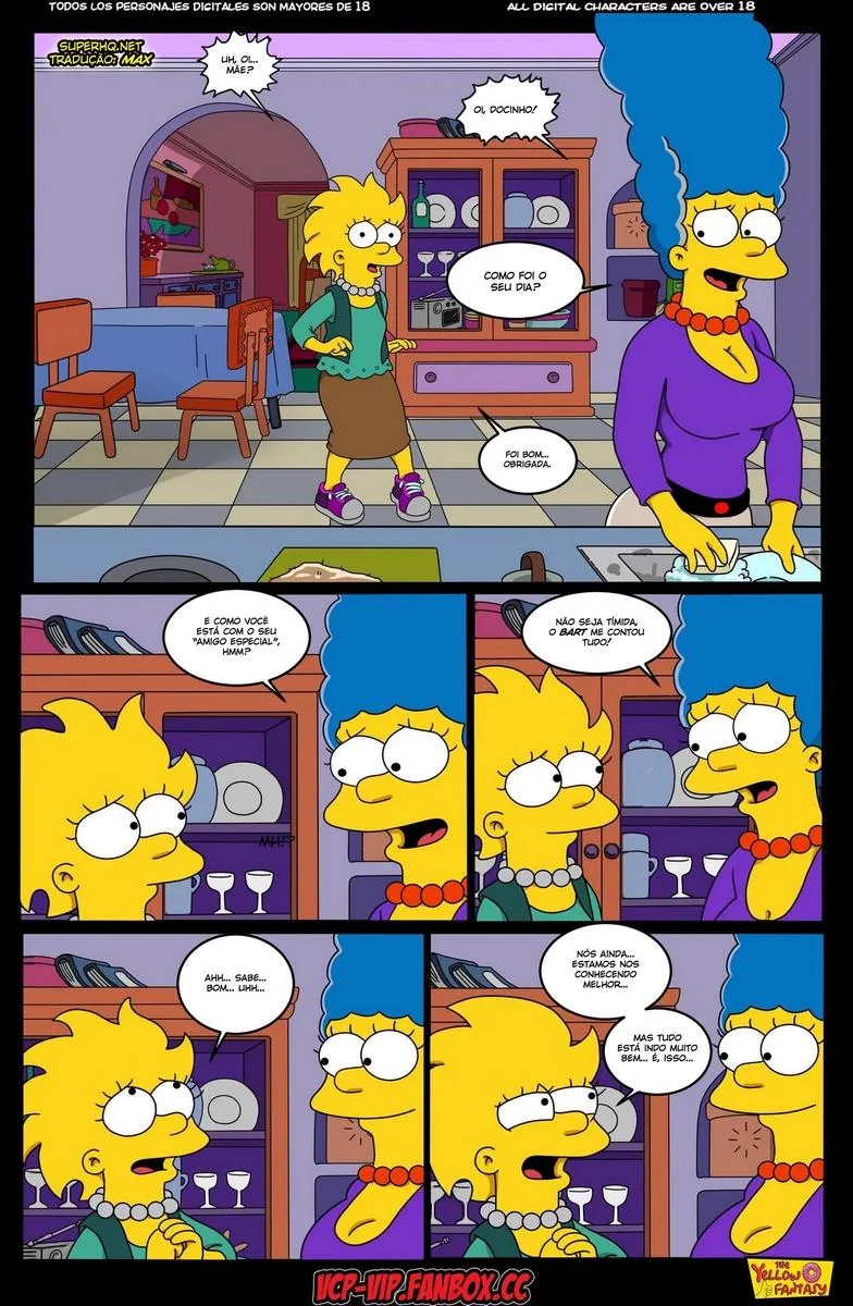 Marge e a Piroca do Homer - Surpresas na Casa dos Simpsons em HQ Brasileiro