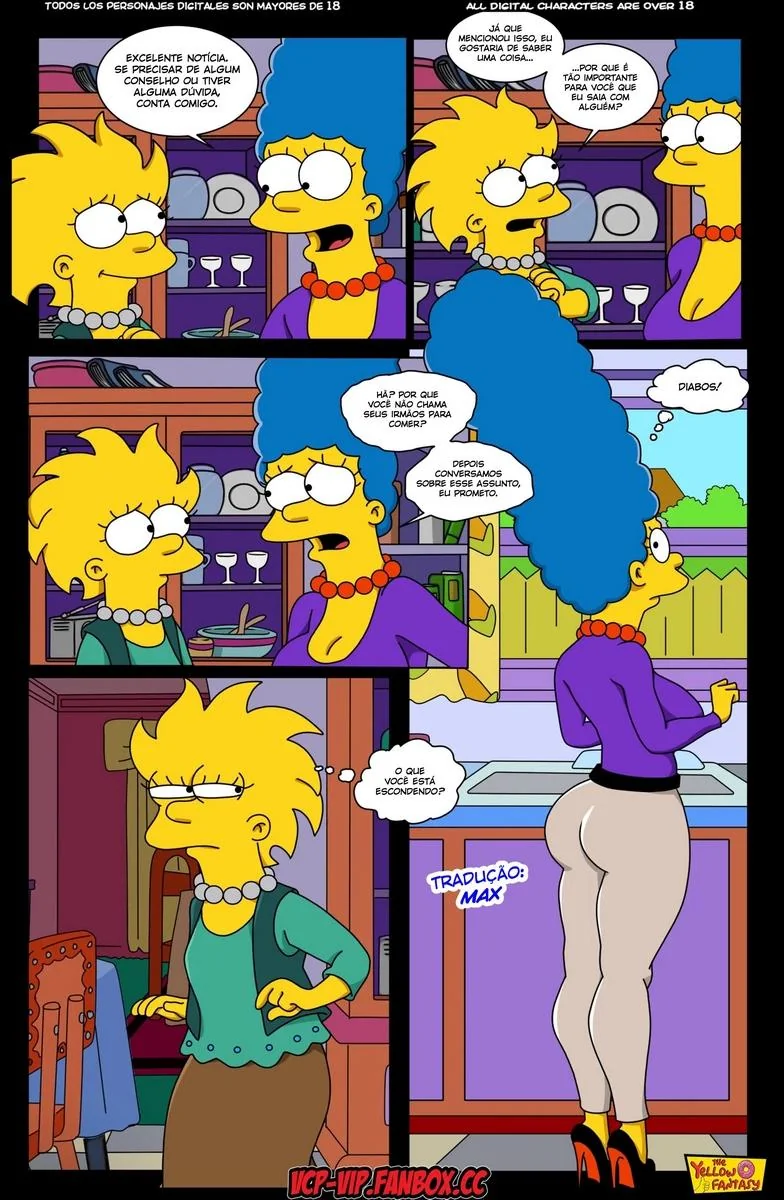 Marge e a Piroca do Homer - Surpresas na Casa dos Simpsons em HQ Brasileiro