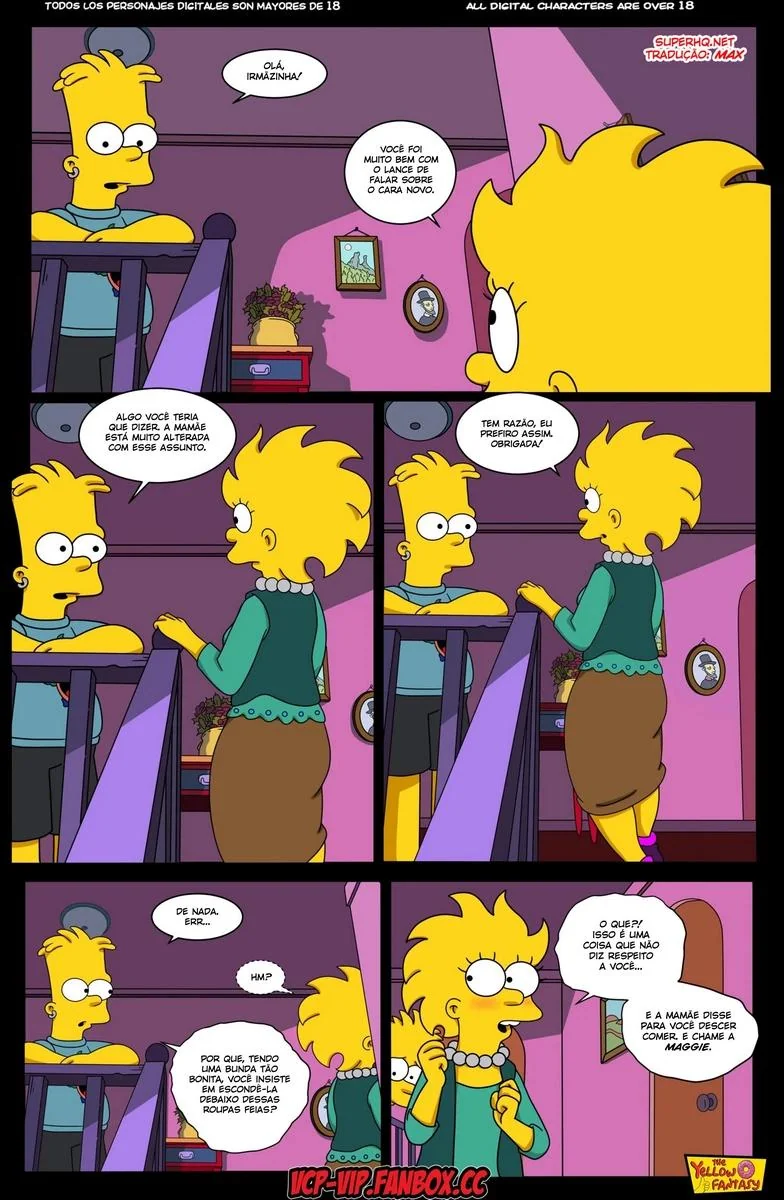 Marge e a Piroca do Homer - Surpresas na Casa dos Simpsons em HQ Brasileiro